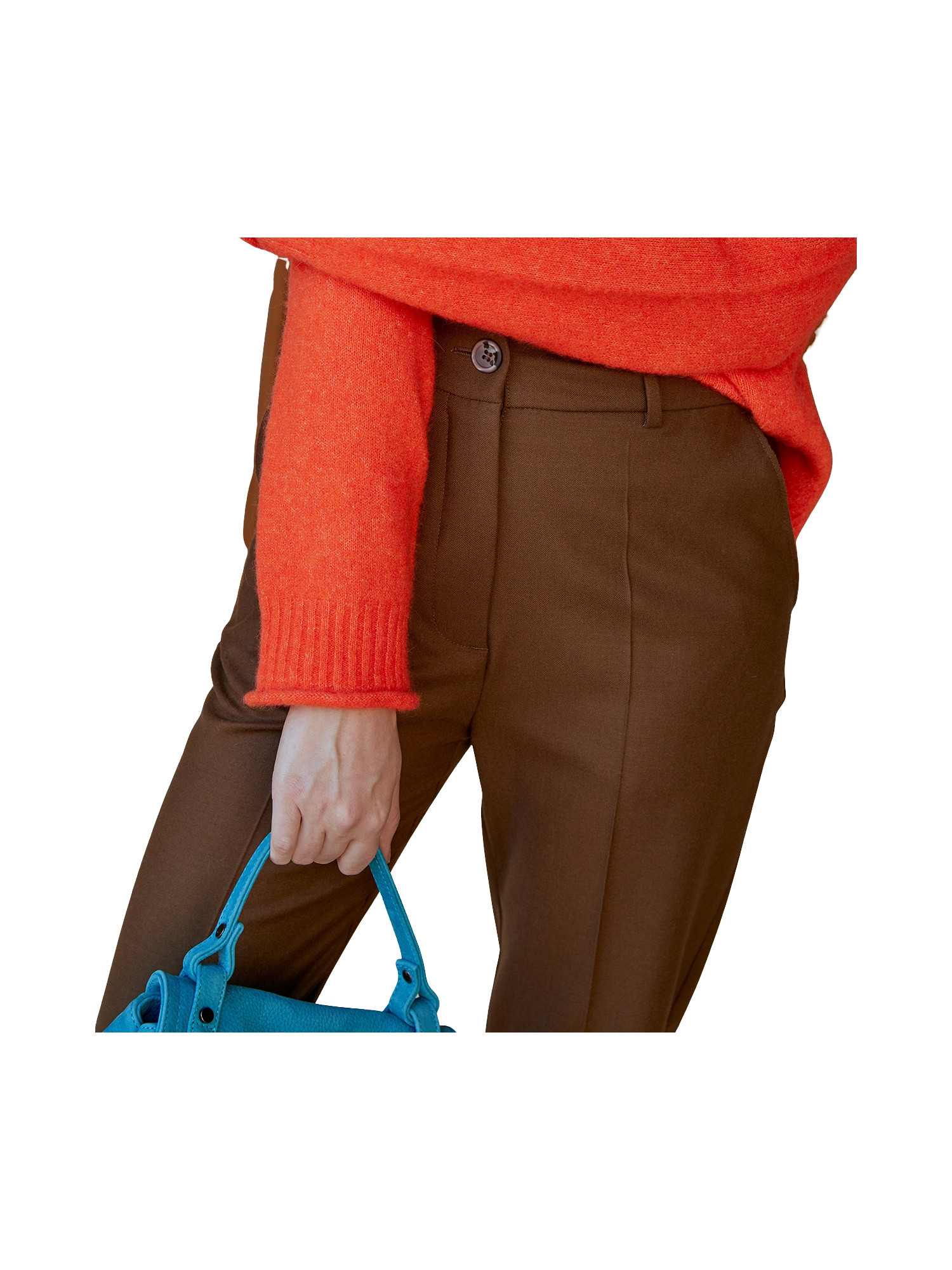 Pantalone carry over slim fit, Verde, large image number 6