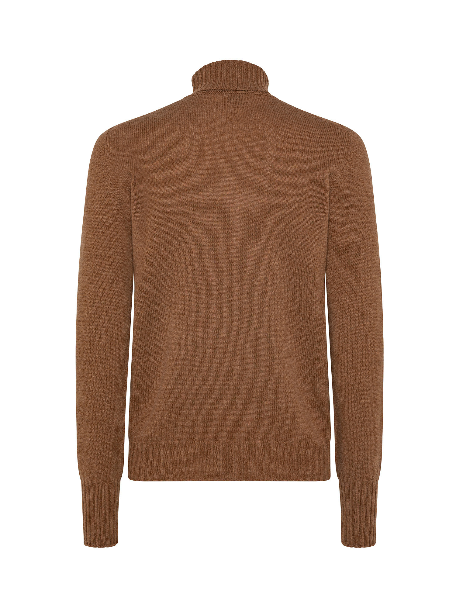 Fine wool turtleneck sweater, Light Brown, large image number 1