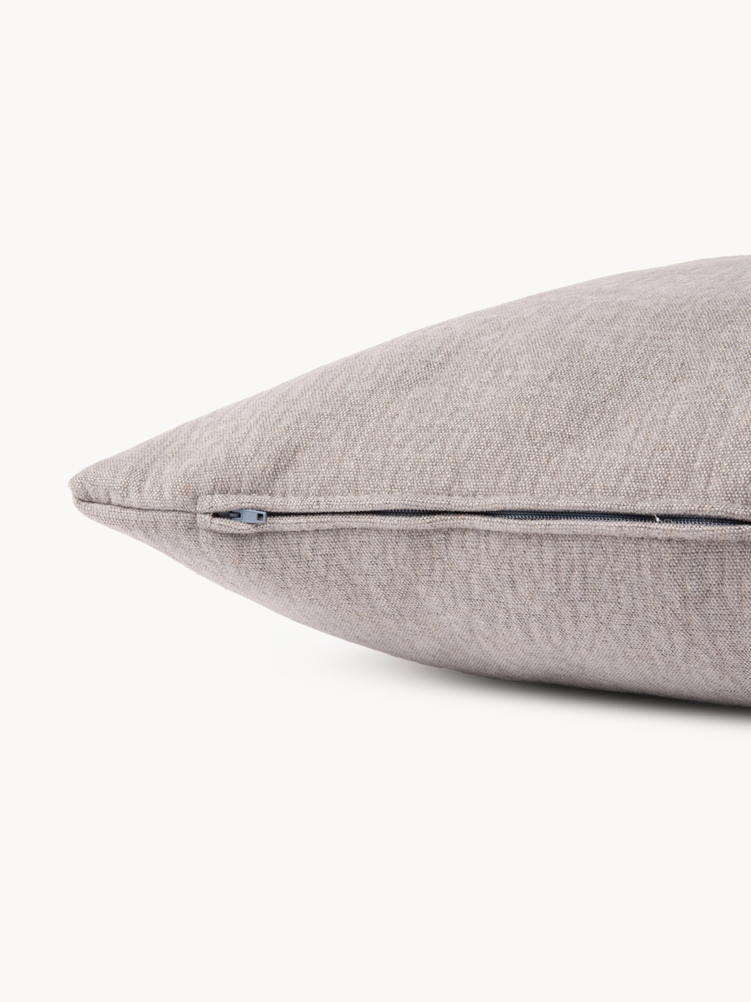 Cuscino con lino made in Italy 45x45cm, Grigio, large image number 1