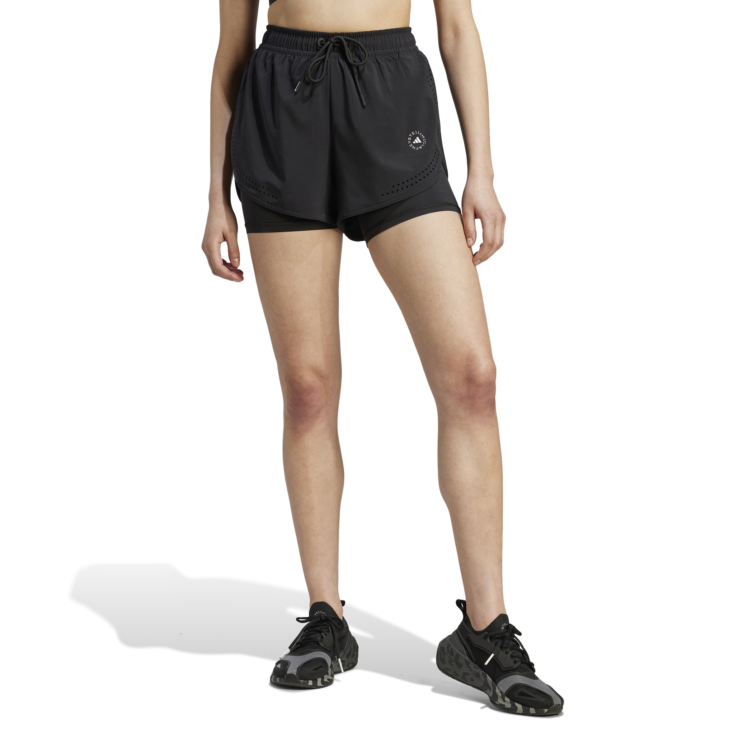 Adidas by Stella McCartney - TruePurpose 2-in-1 Training Shorts, Black, large image number 6