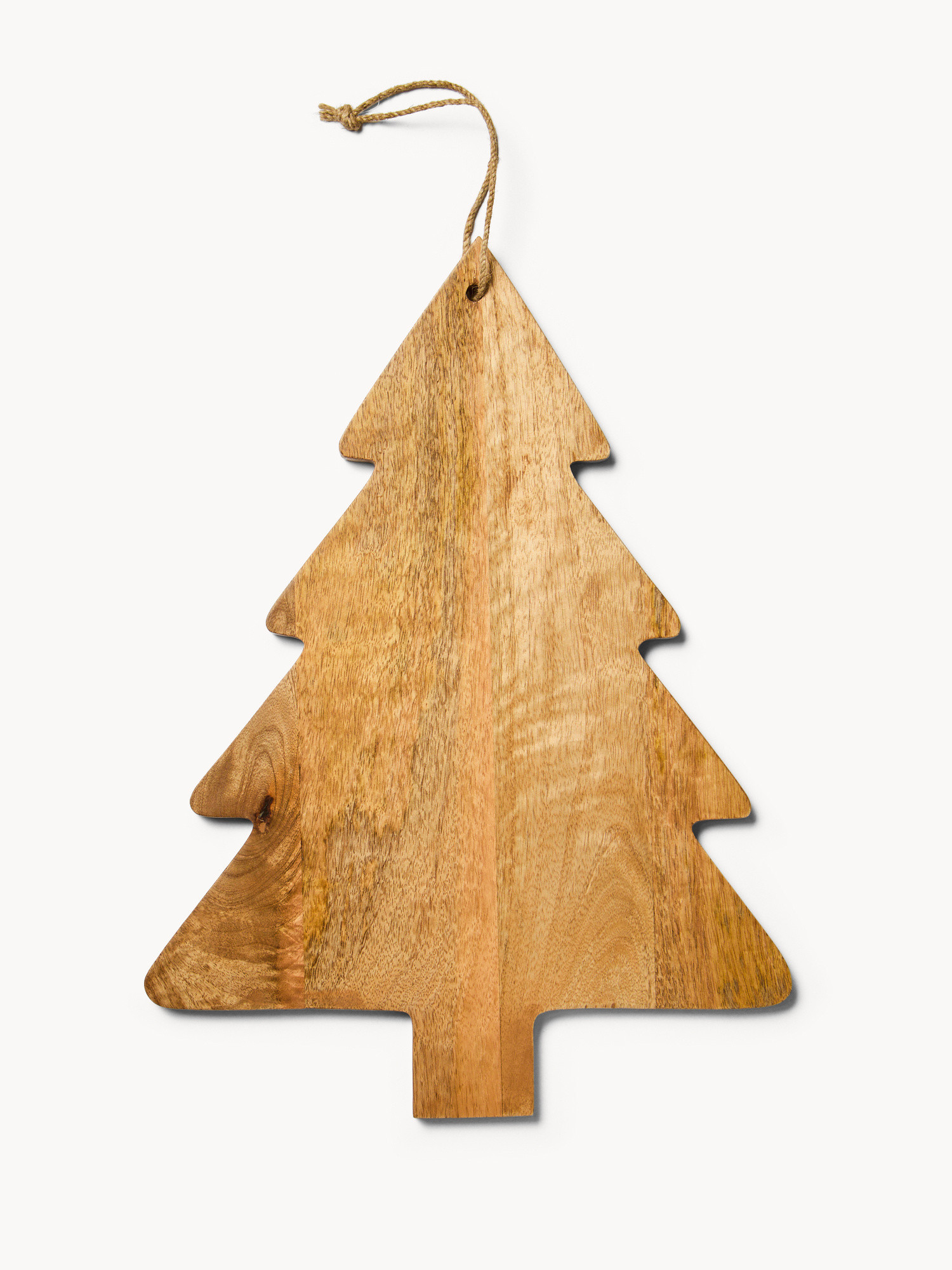 Mango wood tree-shaped cutting board, Brown, large image number 0