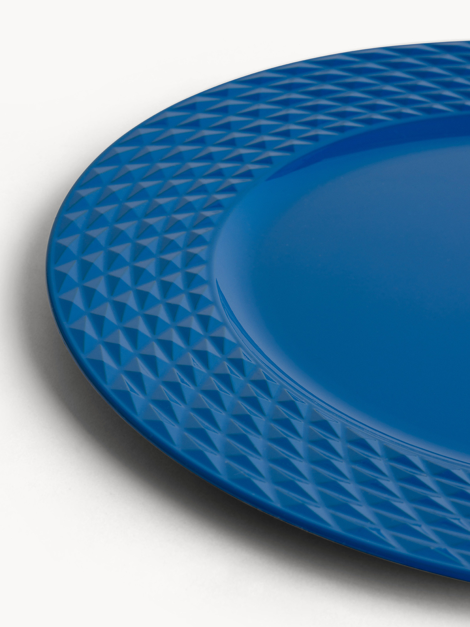 Spot mat in solid color plastic, Blue, large image number 1