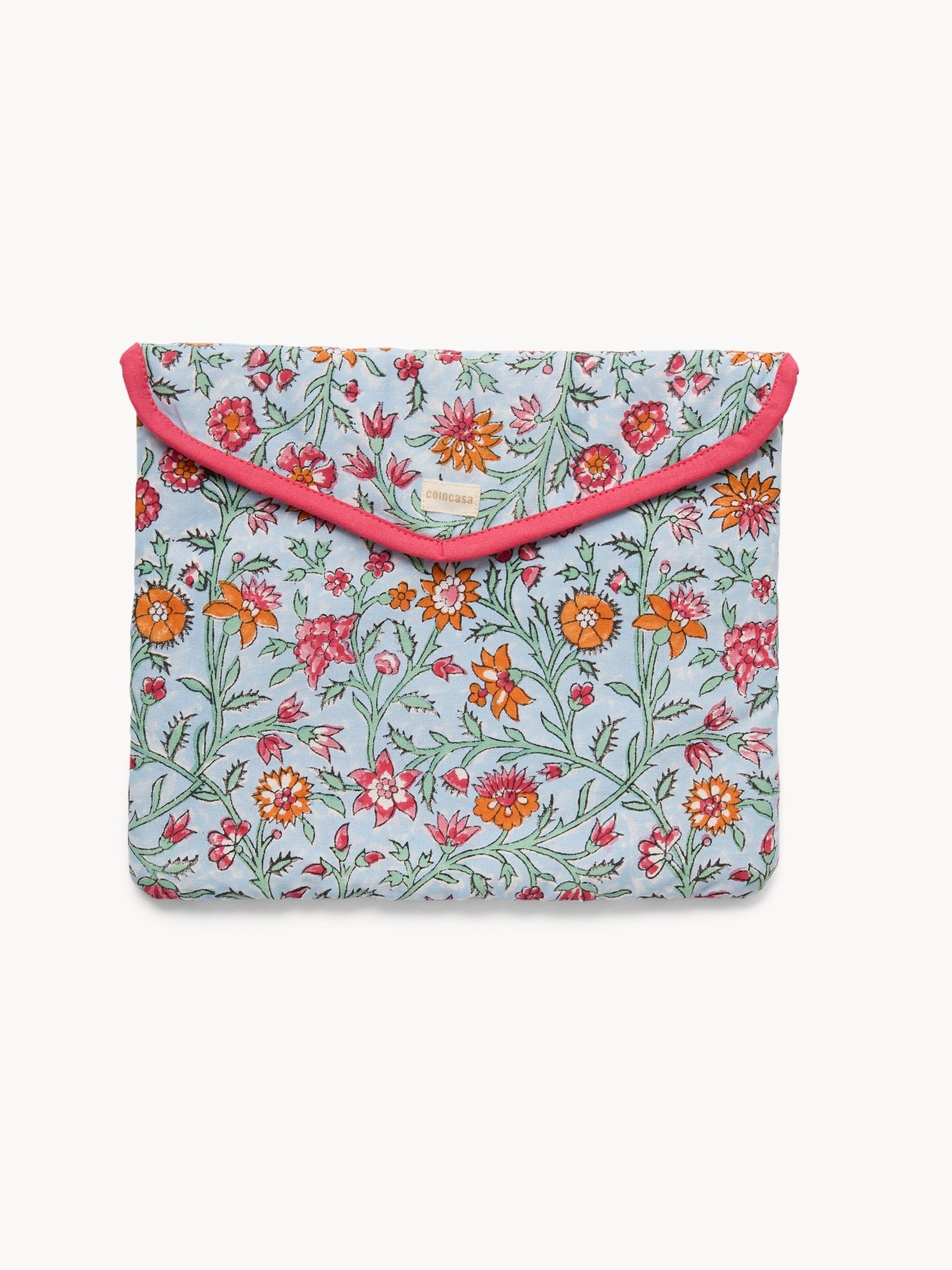 Porta laptop in tessuto stampato, Multicolor, large image number 0