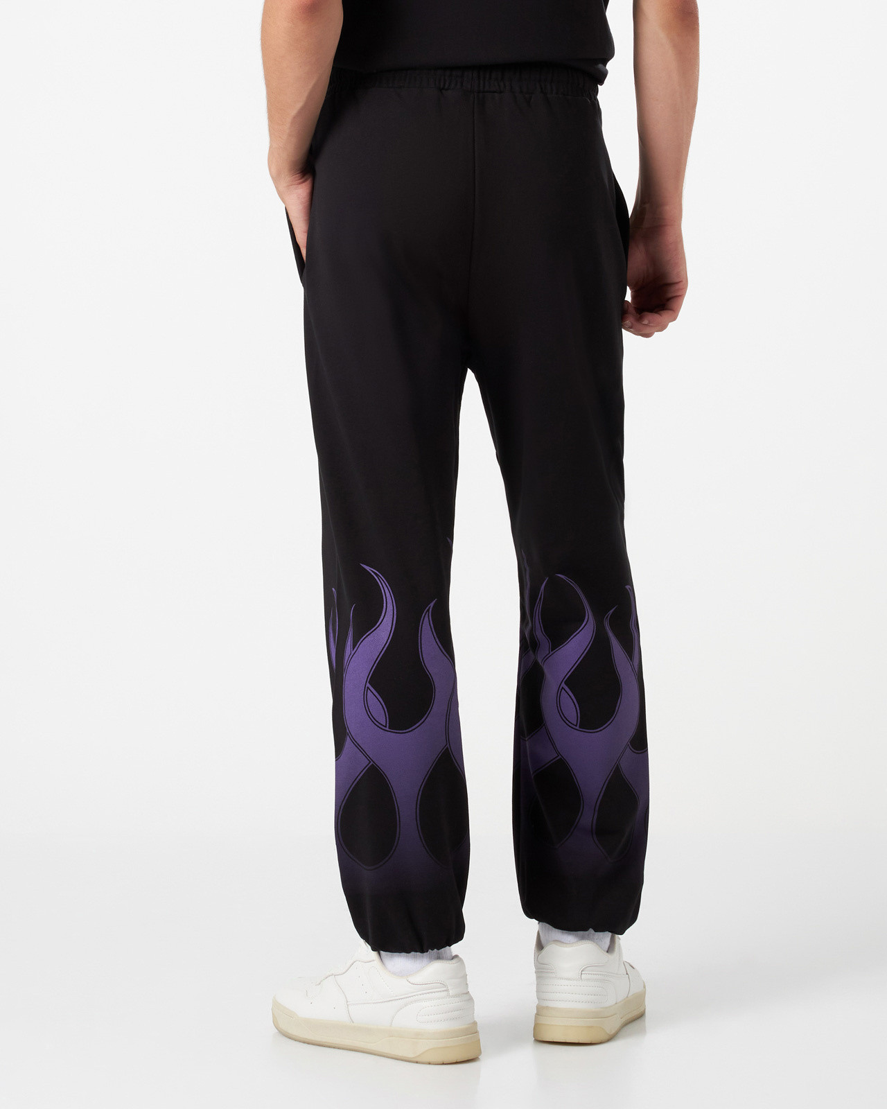 Vision of Super - Pants with racing flames, Black, large image number 4