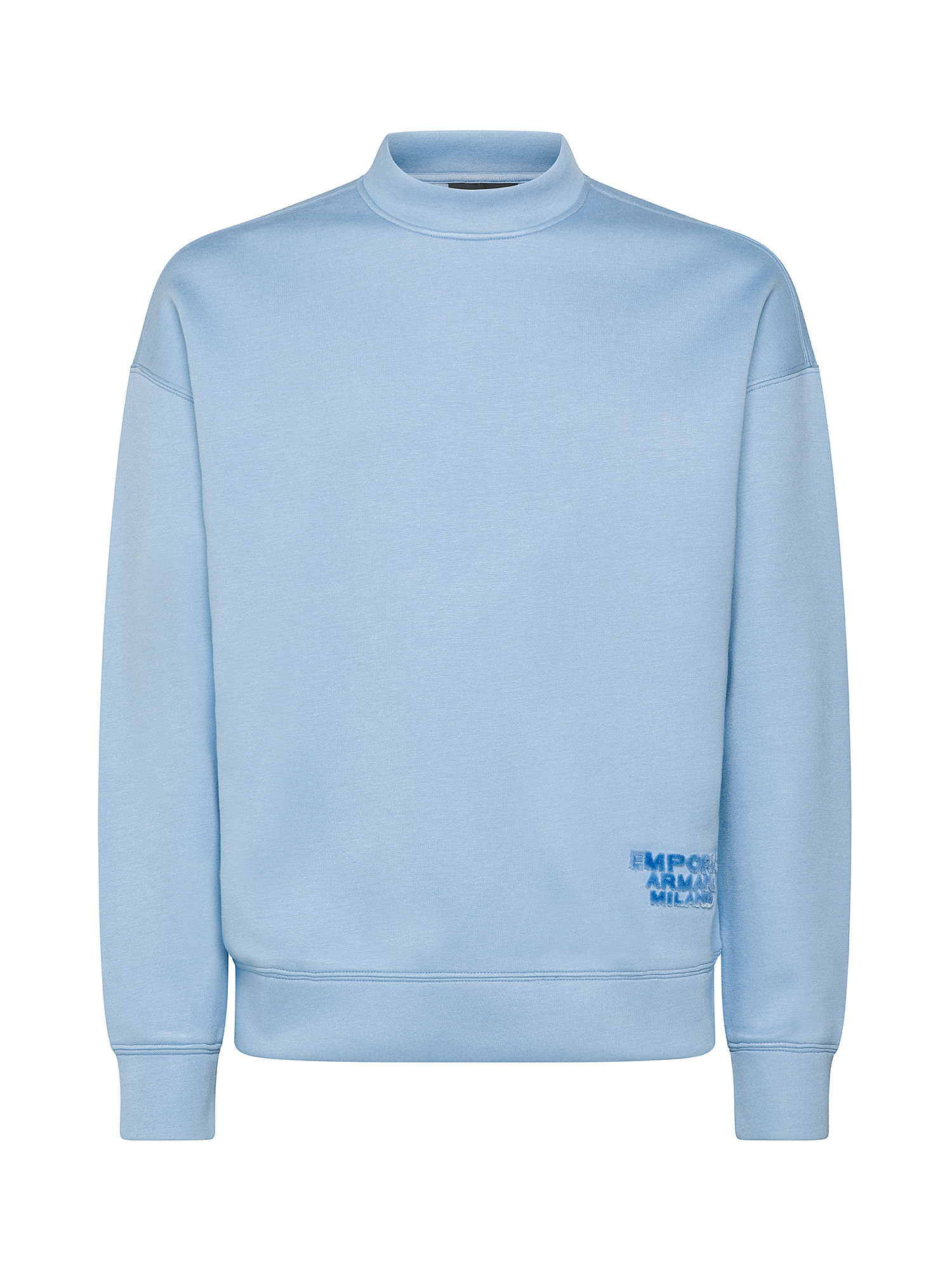 Emporio Armani - Sweatshirt with logo, Light Blue, large image number 0