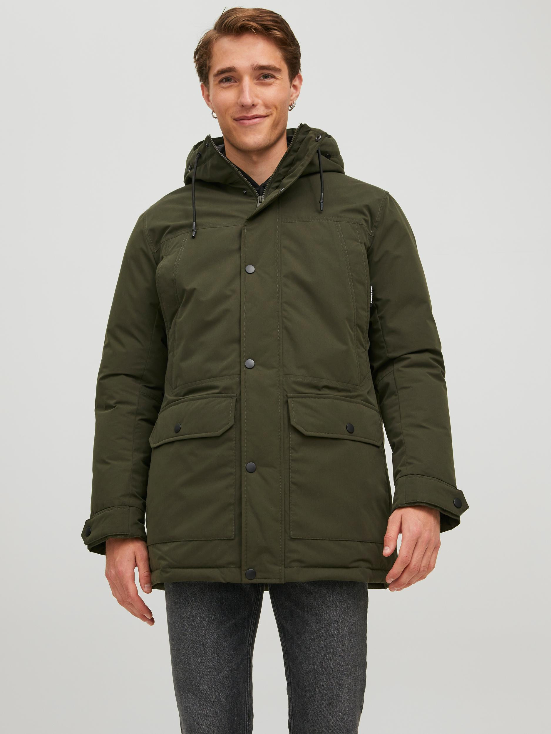 Jacket with adjustable hood, Dark Green, large image number 2