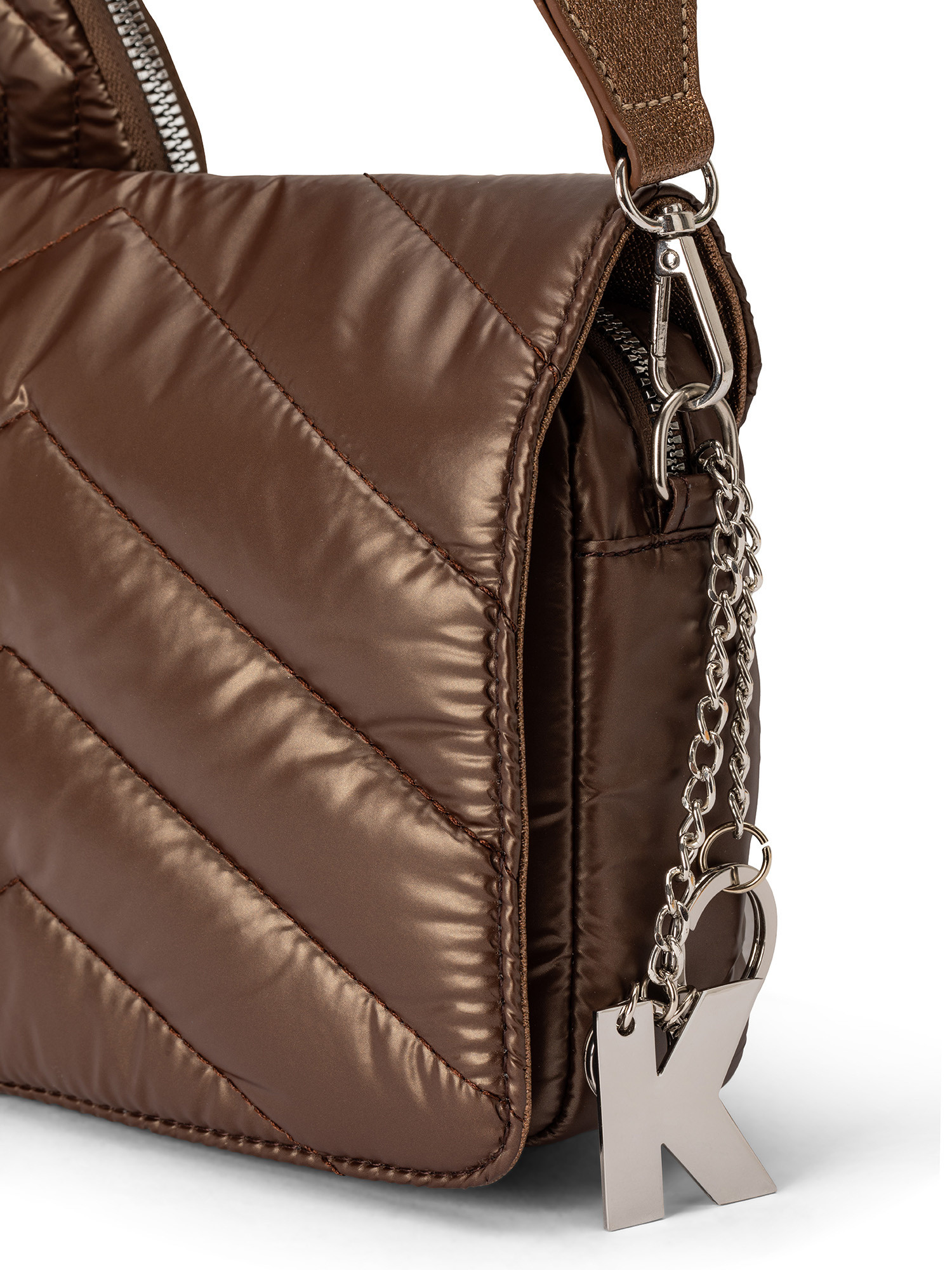 Koan - Nylon shoulder bag, Brown, large image number 2