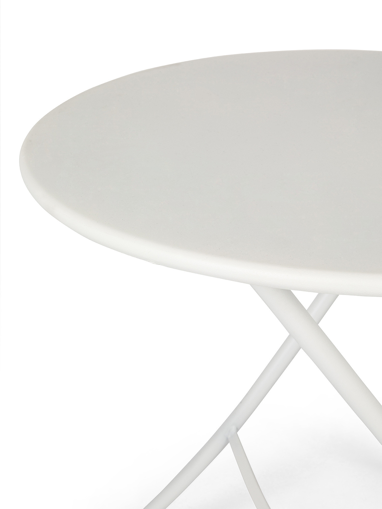 Fiam - Tavolo da esterno in acciaio richiudibile Sirio, Bianco, large