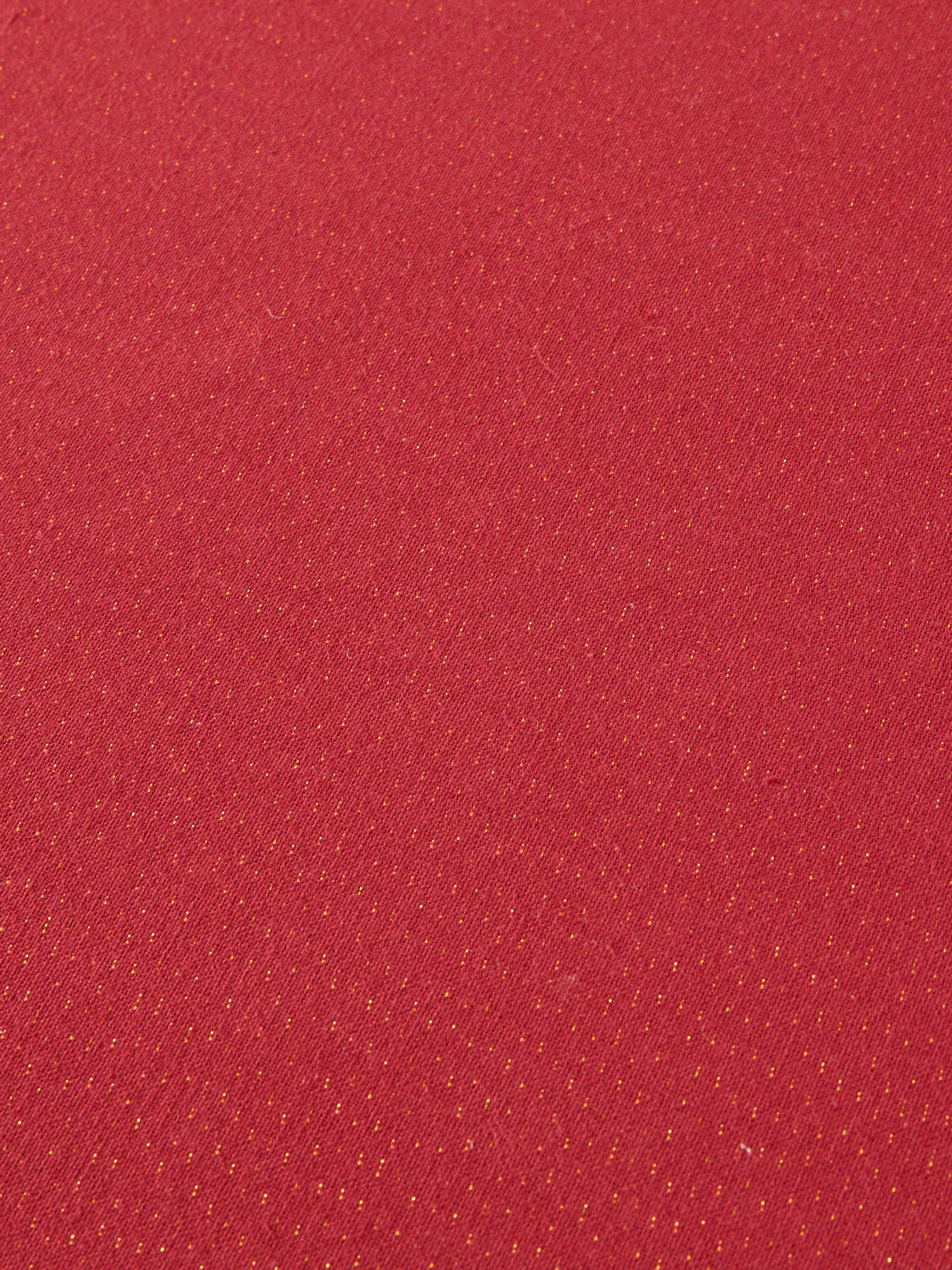 Cotton and lurex tablecloth, Red, large image number 1