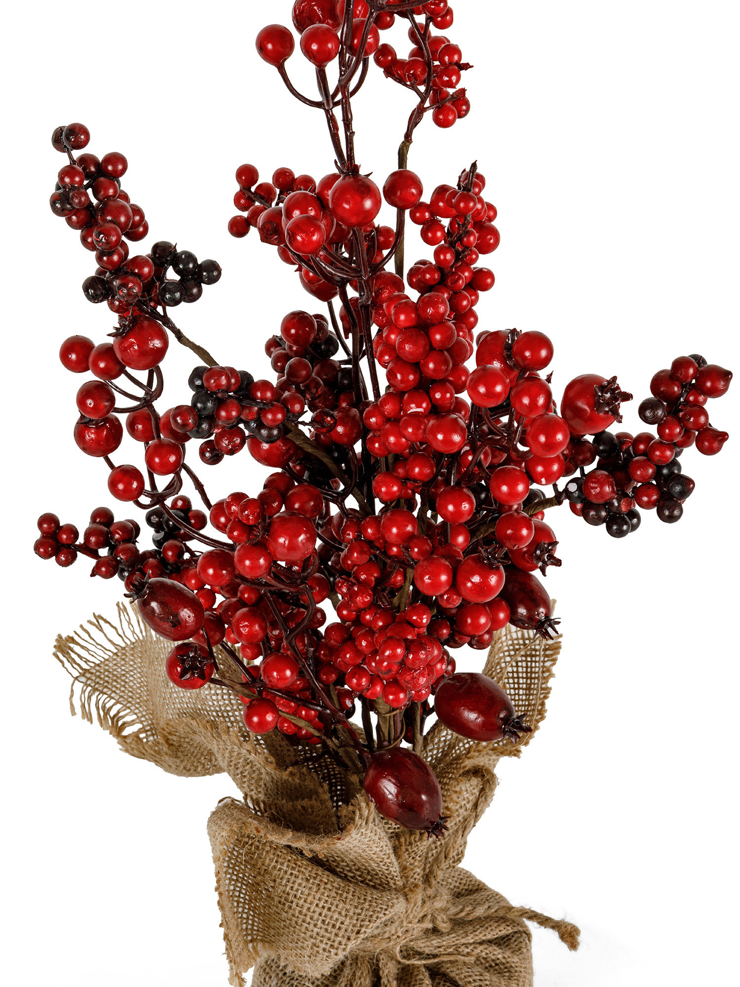 Decorative sapling with red berries, Red, large image number 1