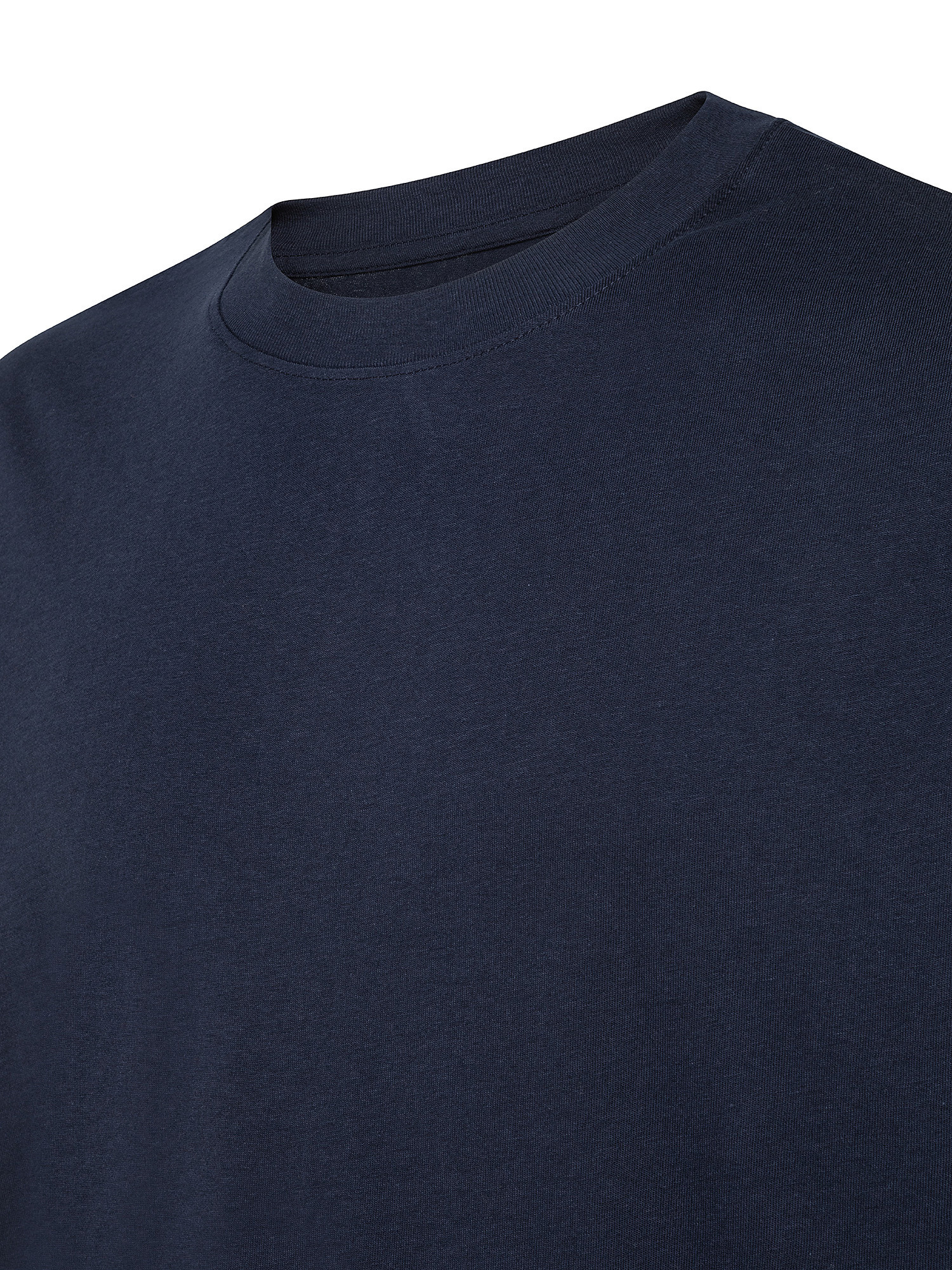 T-shirt 100% cotone, Blu, large image number 2