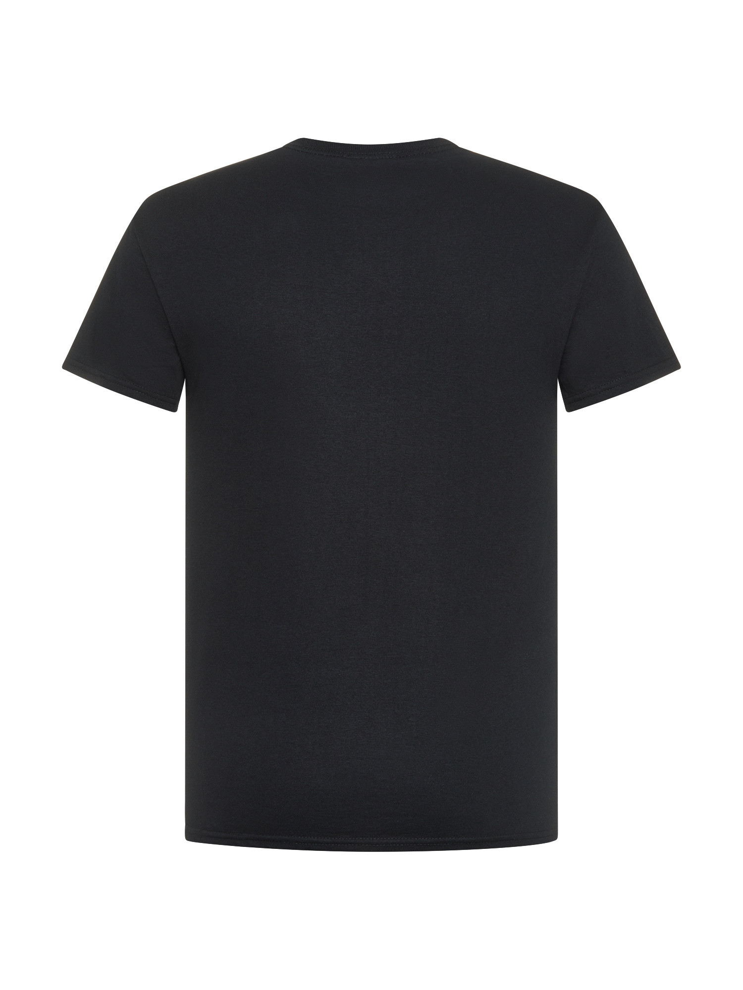 Thrasher - T-Shirt logo fiamme, Nero, large image number 1
