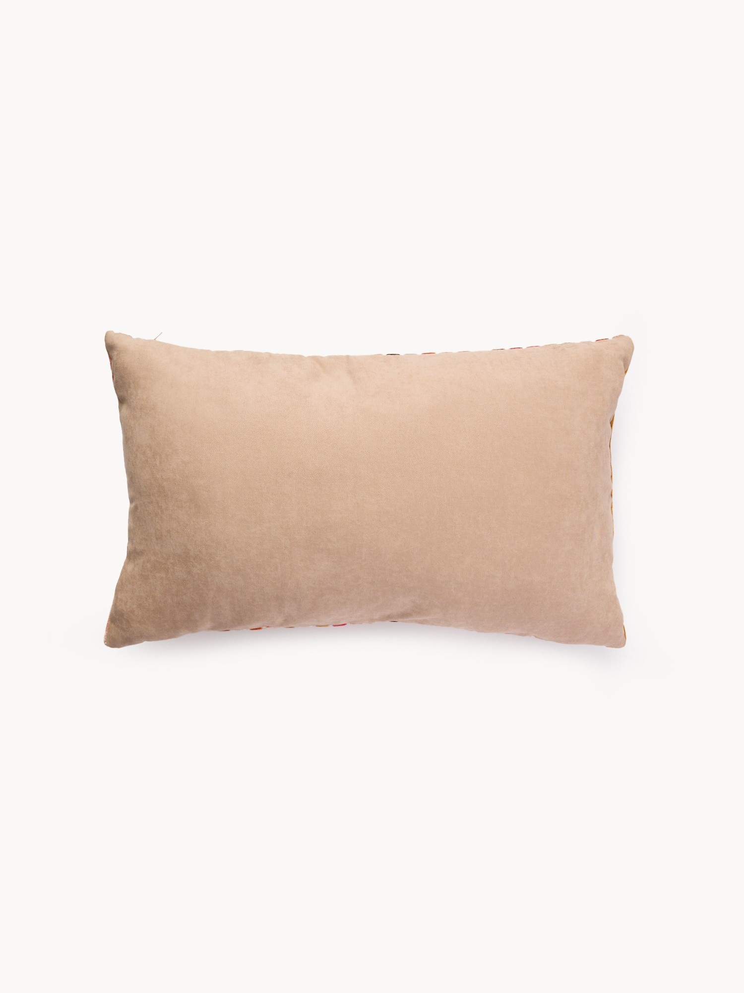 35x55 cm cushion in striped jacquard velvet, Light Grey, large image number 5