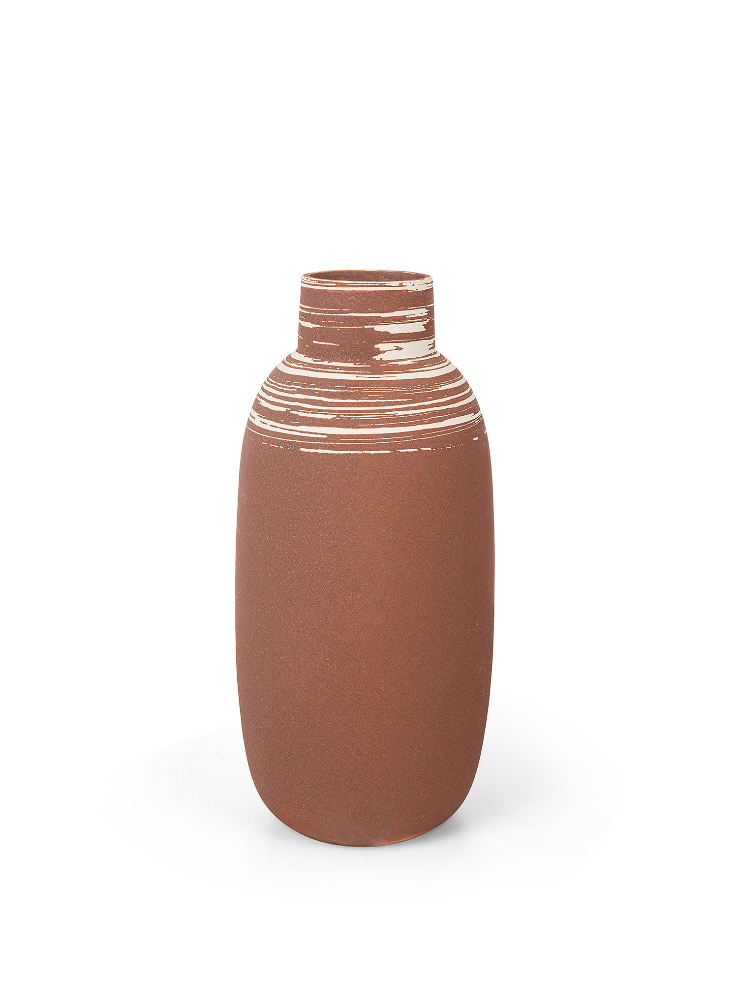 Vaso in ceramica portoghese, Marrone chiaro, large image number 0