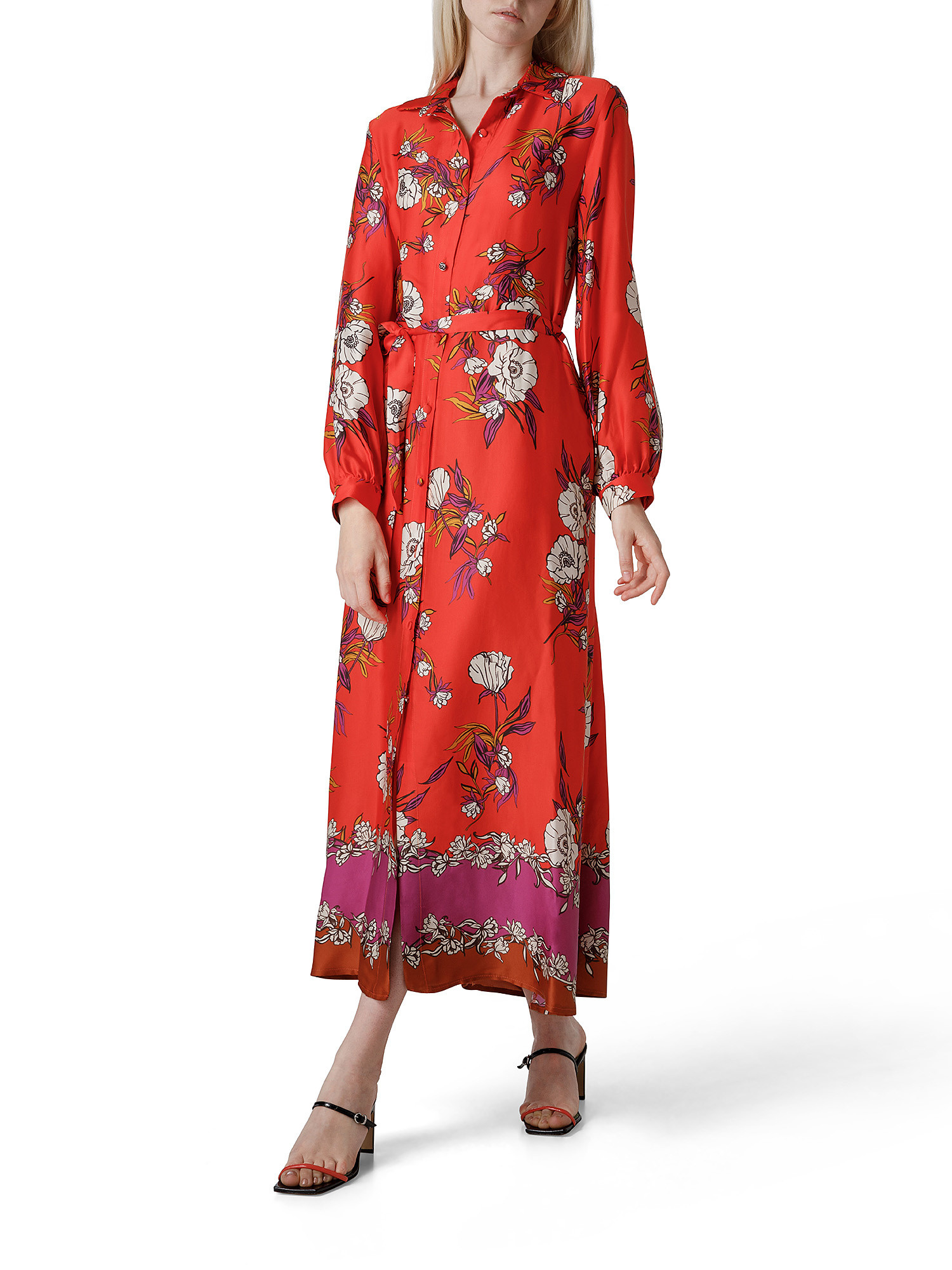 Dress with print, Red, large image number 4