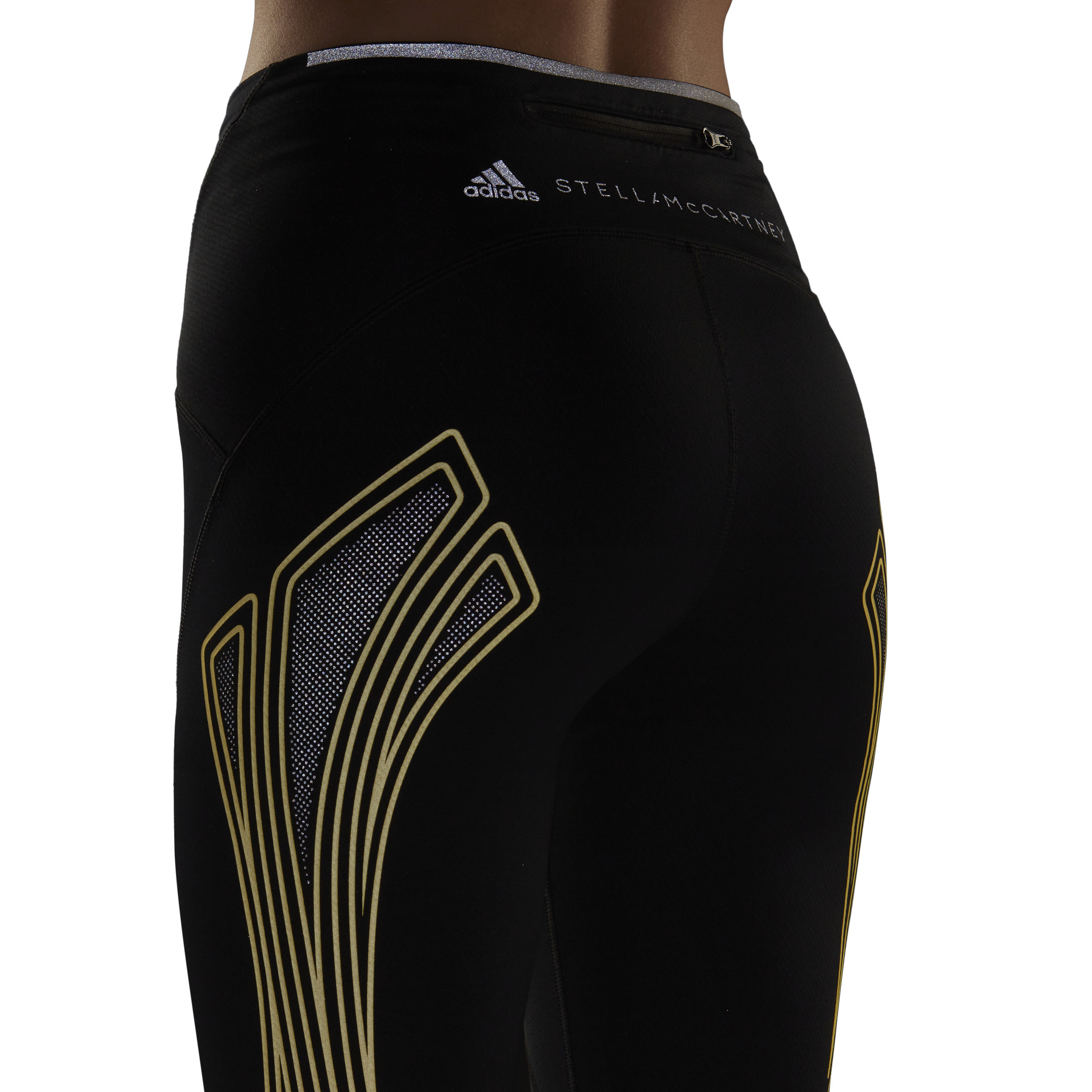 Adidas by Stella McCartney - TruePace COLD.RDY running leggings, Black, large image number 4
