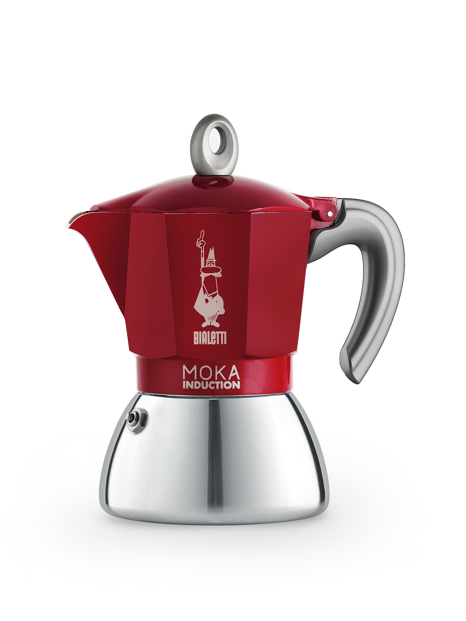 Bialetti - Moka Induction 6 cups, Red, large image number 0