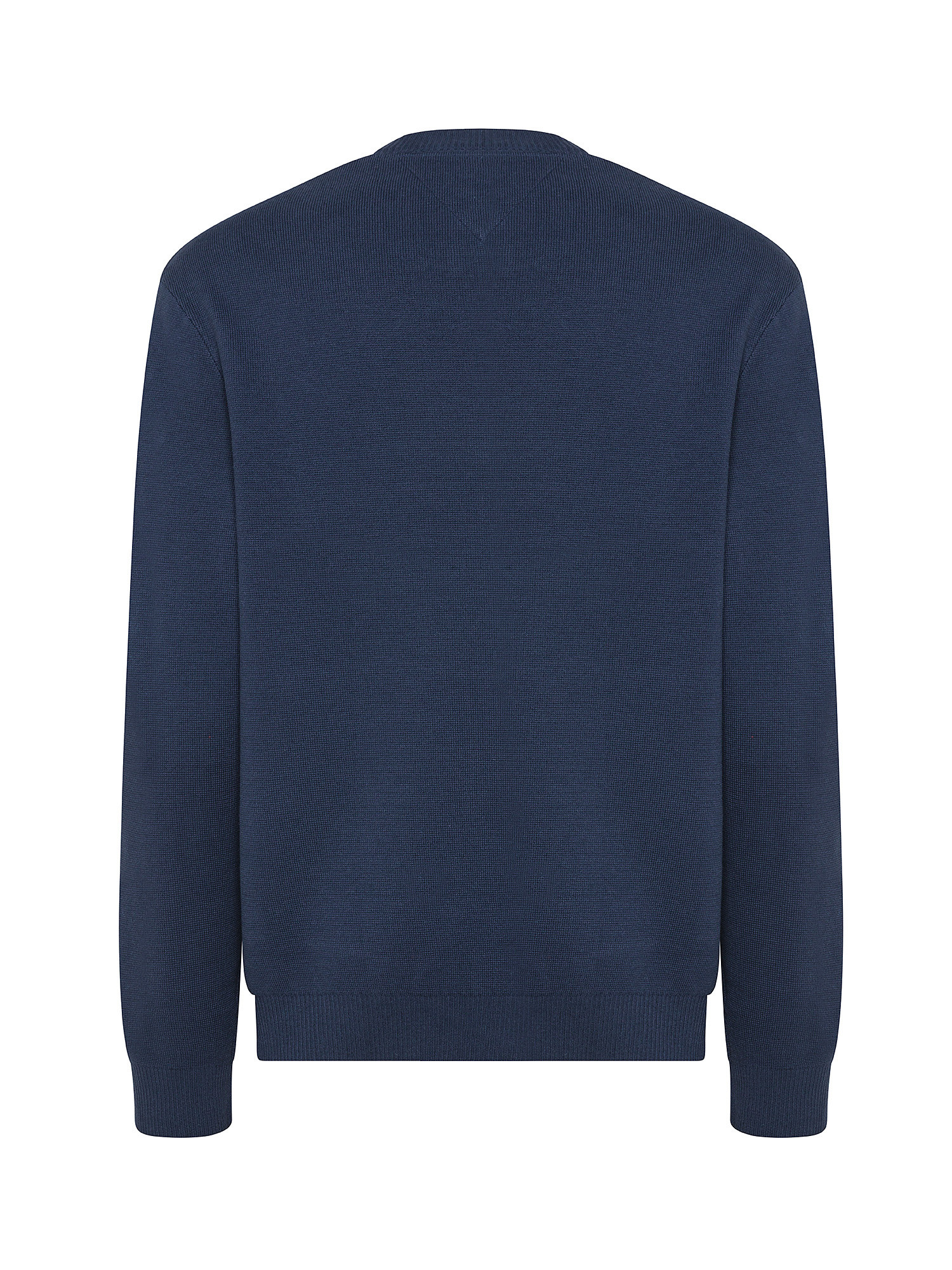 Tommy Jeans - Cotton sweater with embroidered micrologo, Blue, large image number 1