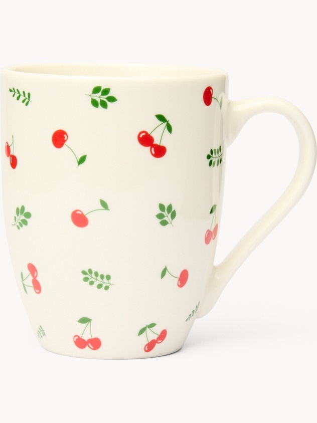 Mug in new bone china motivo ciliegie - Prezzo di lancio
