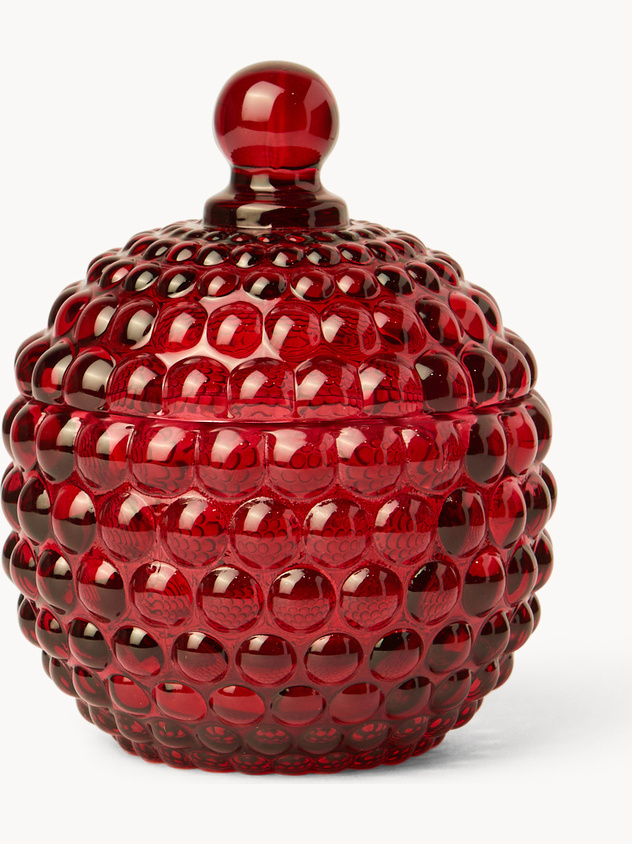 Printed glass jar