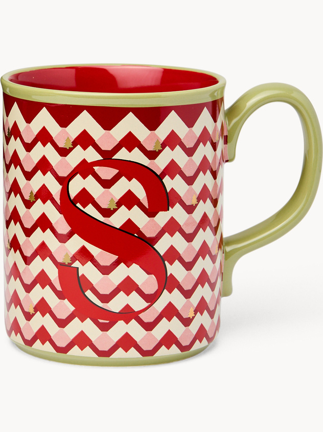 Ceramic mug letter S