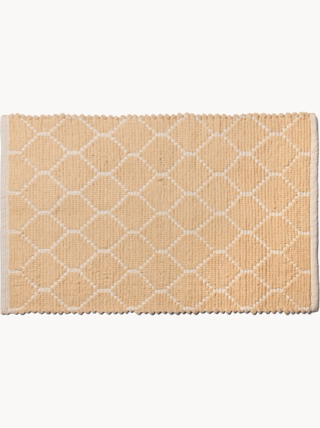 Diamond Cotton Blend Bath Mat - Introductory Price