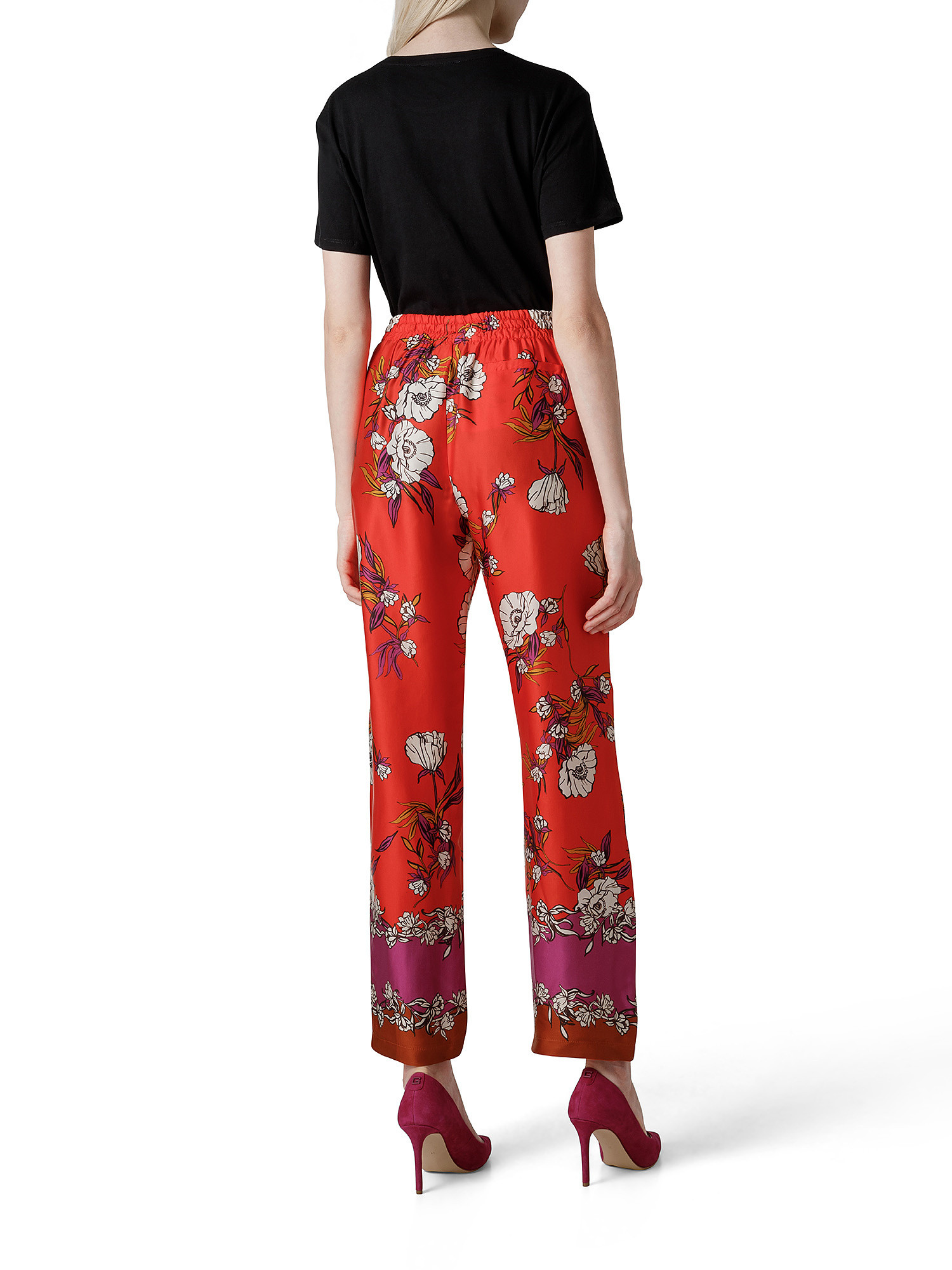 Trousers with print, Red, large image number 3