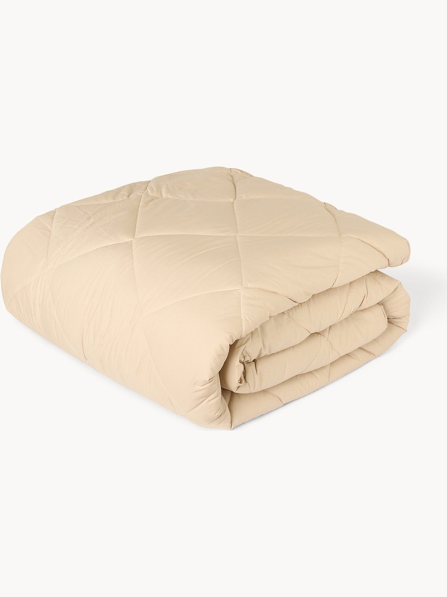 Reversible cotton percale quilt