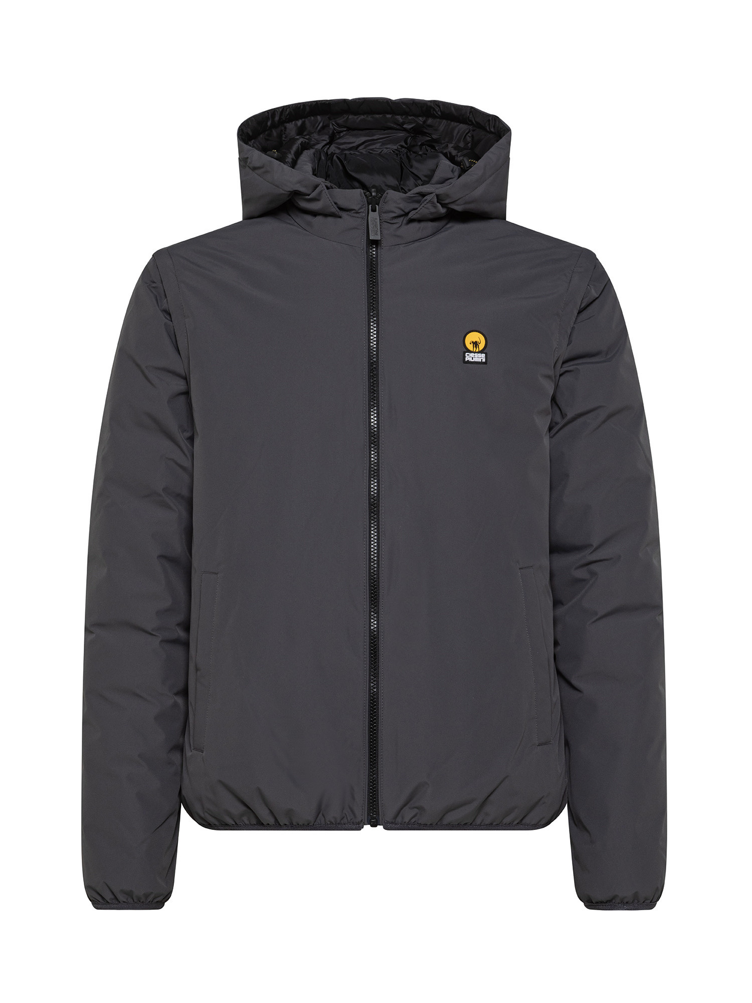 Ciesse Piumini - Reversible down jacket with hood, Black, large image number 0