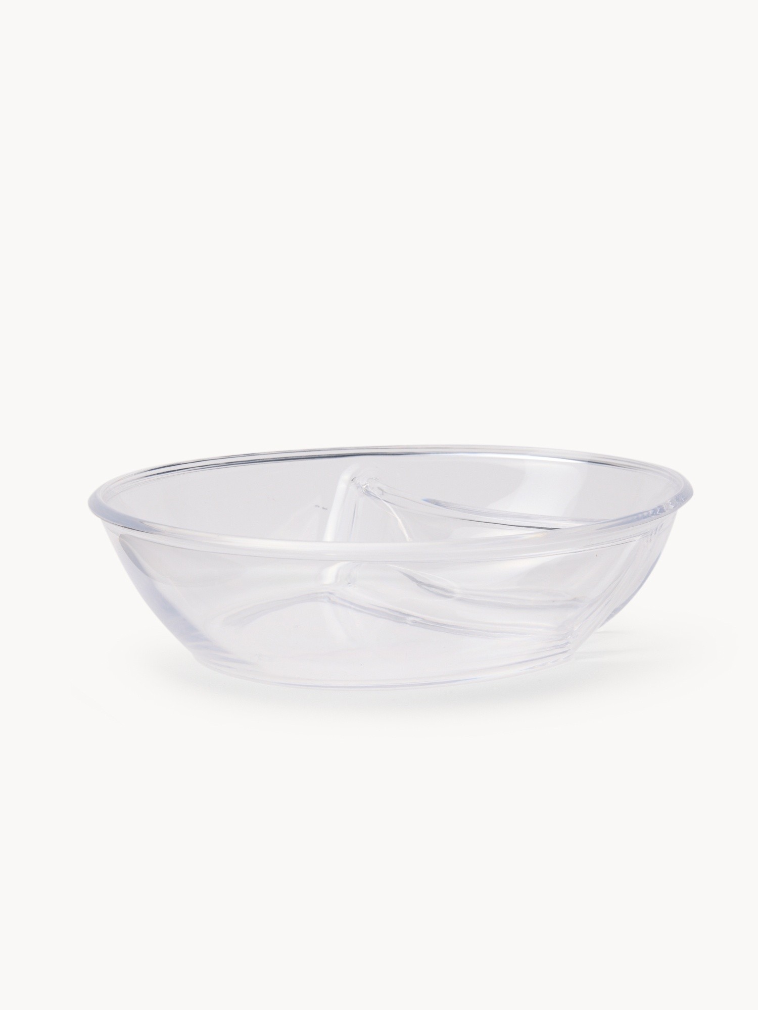 Clear Plastic Appetizer Dish - Introductory Price, Transparent, large image number 0