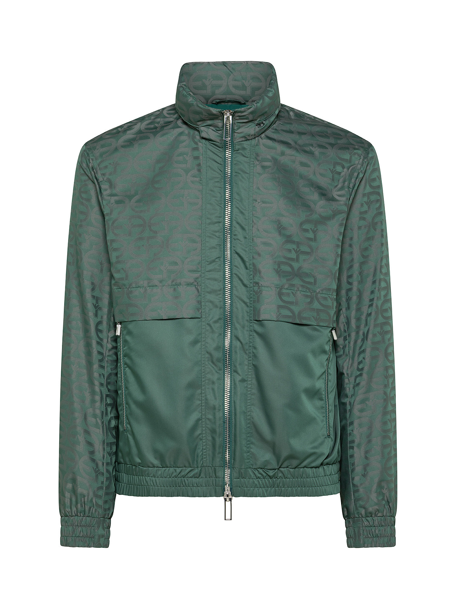 Jacket with all over print, Green, large image number 0