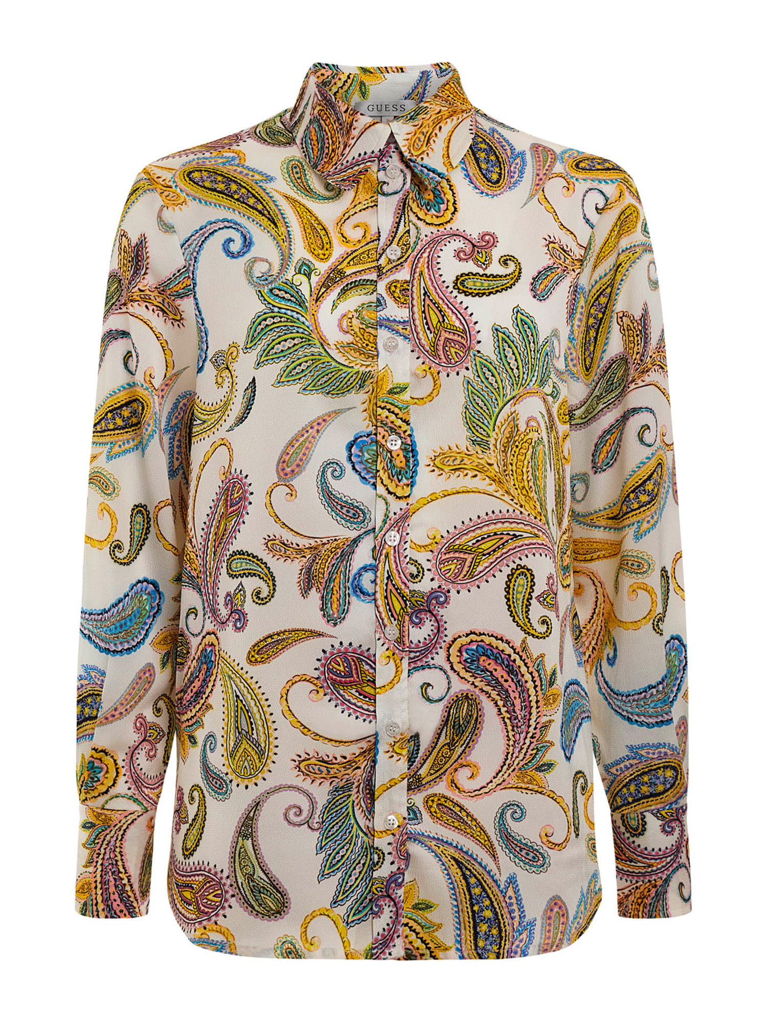 Guess - Regular fit all over print shirt, Multicolor, large image number 0
