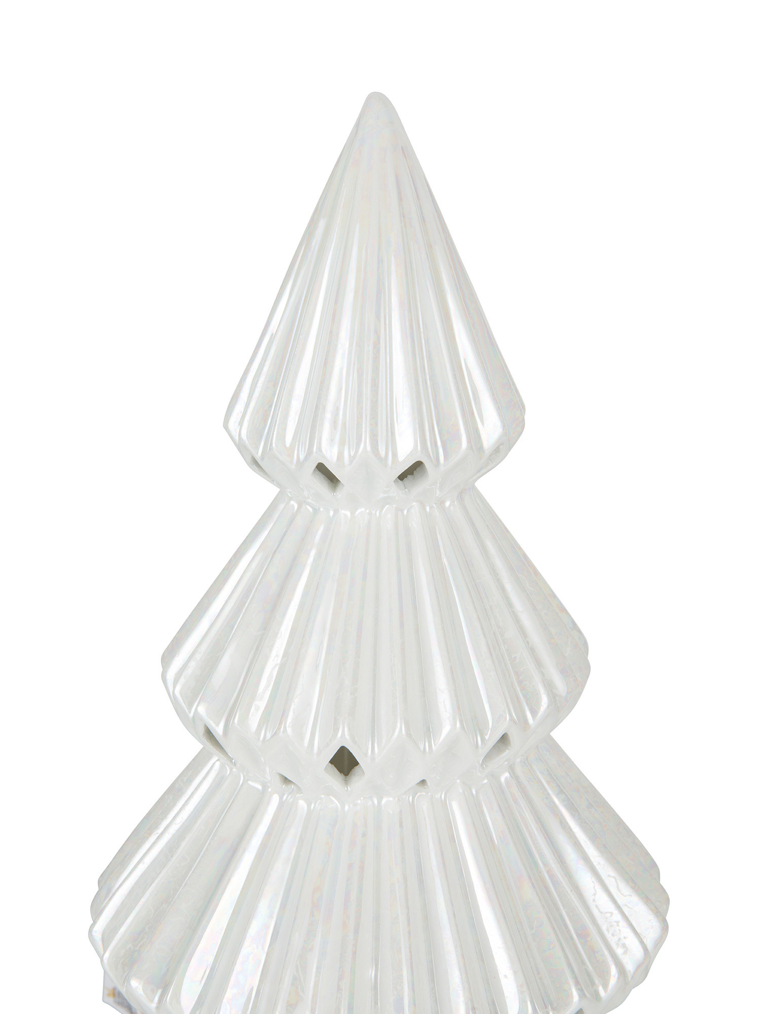 Porcelain tree with led, White, large image number 1