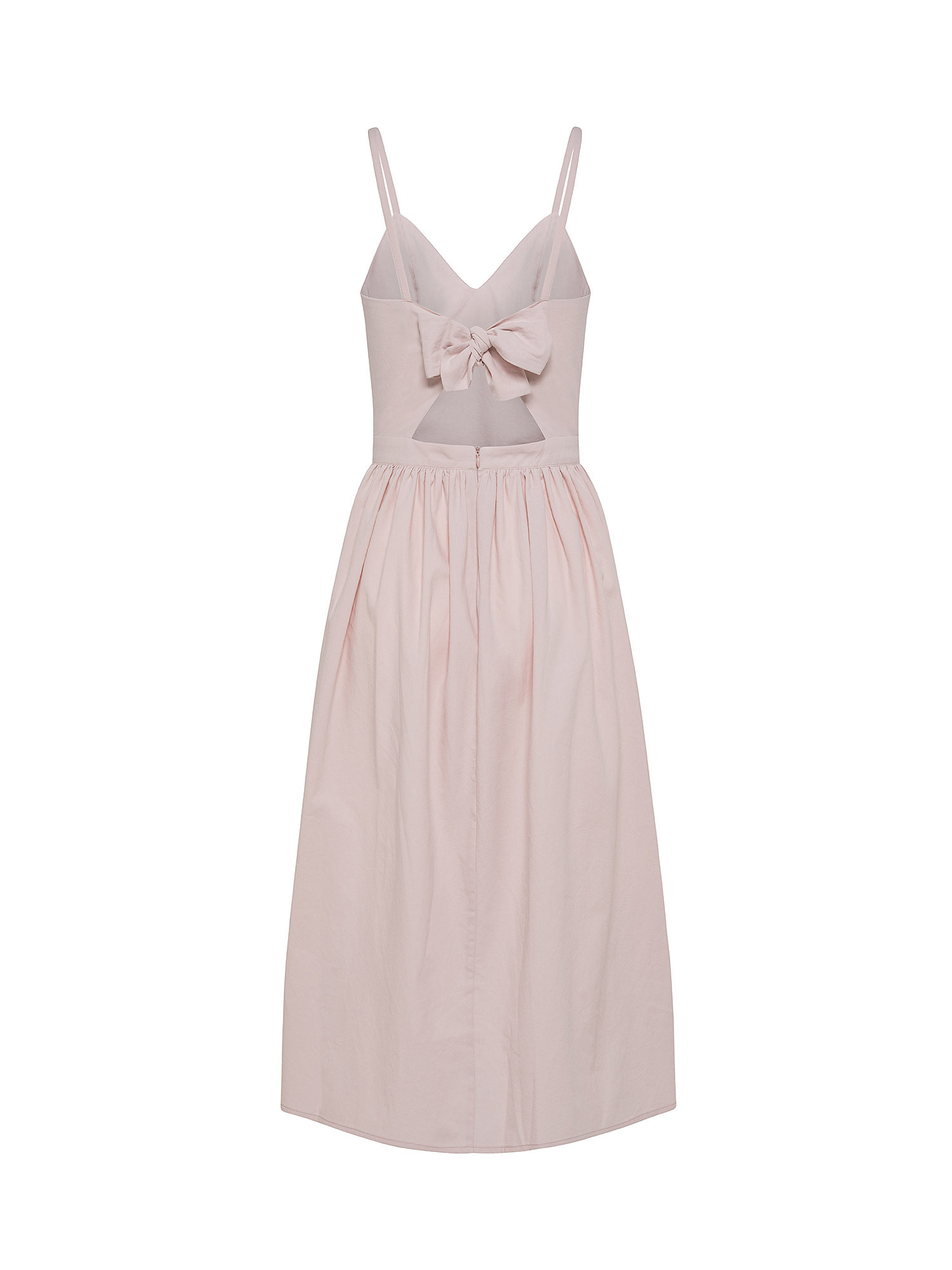 Striped cotton midi dress, Light Pink, large image number 1