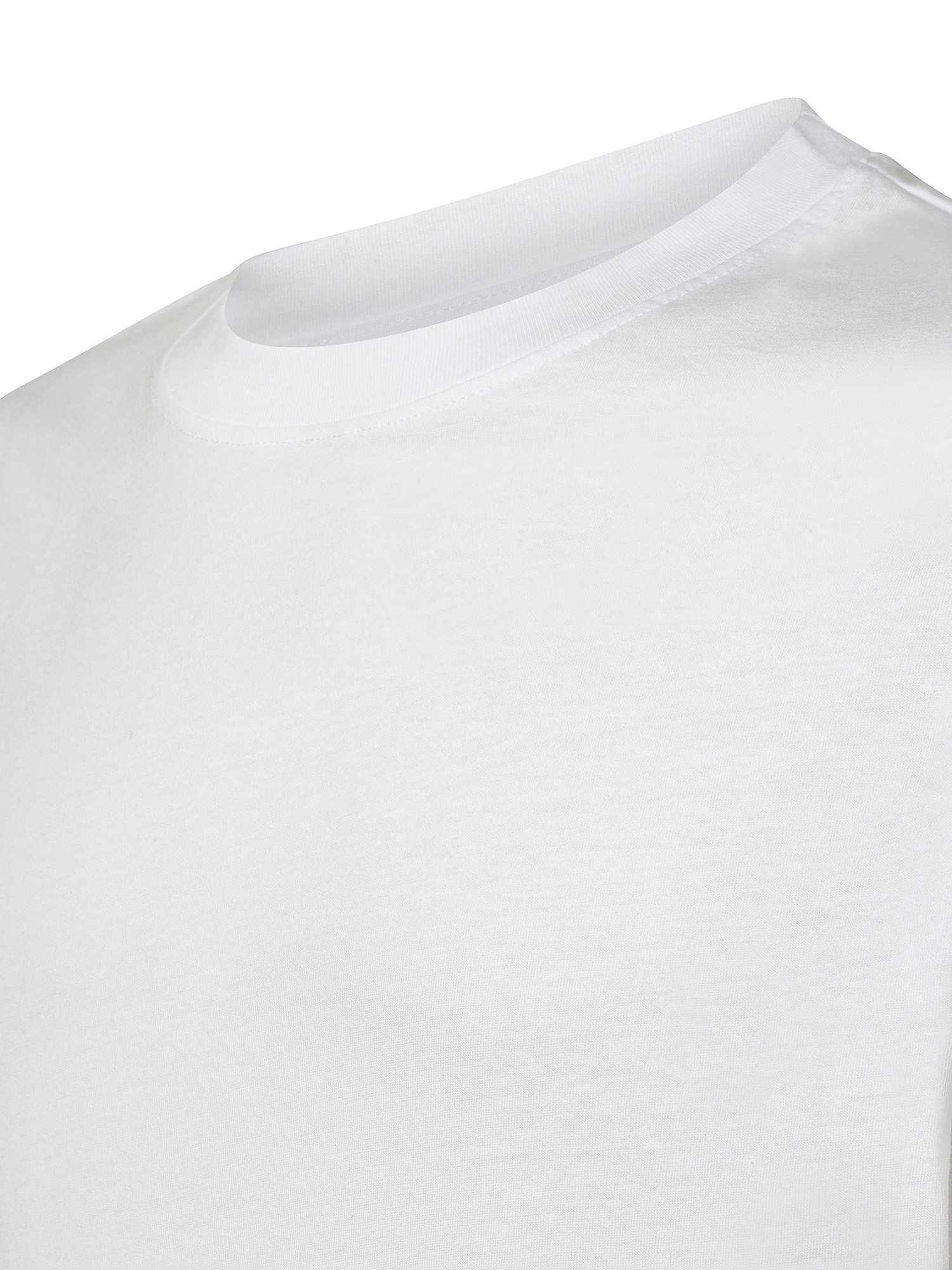 T-shirt 100% cotone, Bianco, large image number 2