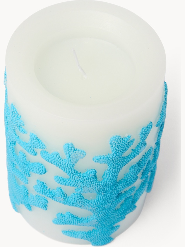 Candela con decorazione corallo