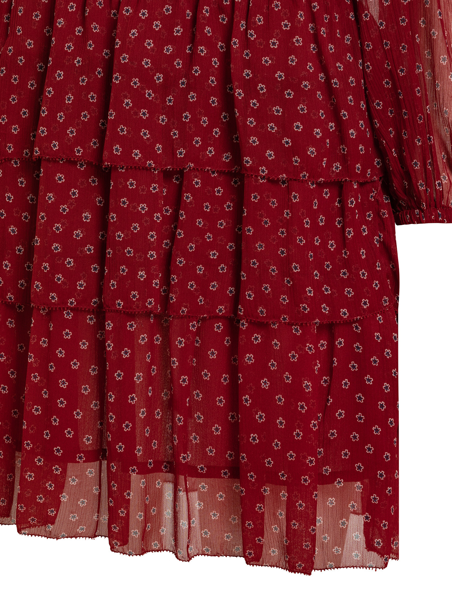 Delia flower print dress, Brick Red, large image number 2
