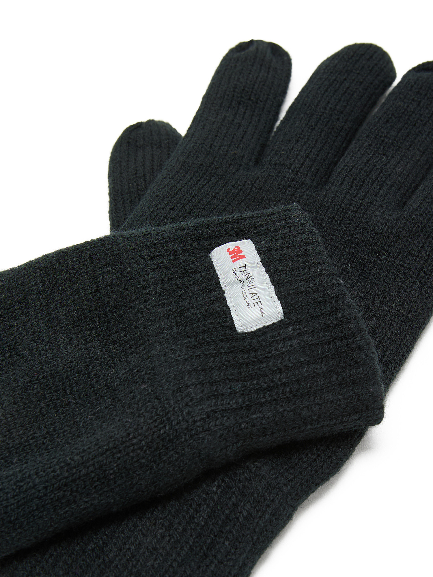 Luca D'Altieri - Knitted gloves, Black, large image number 1