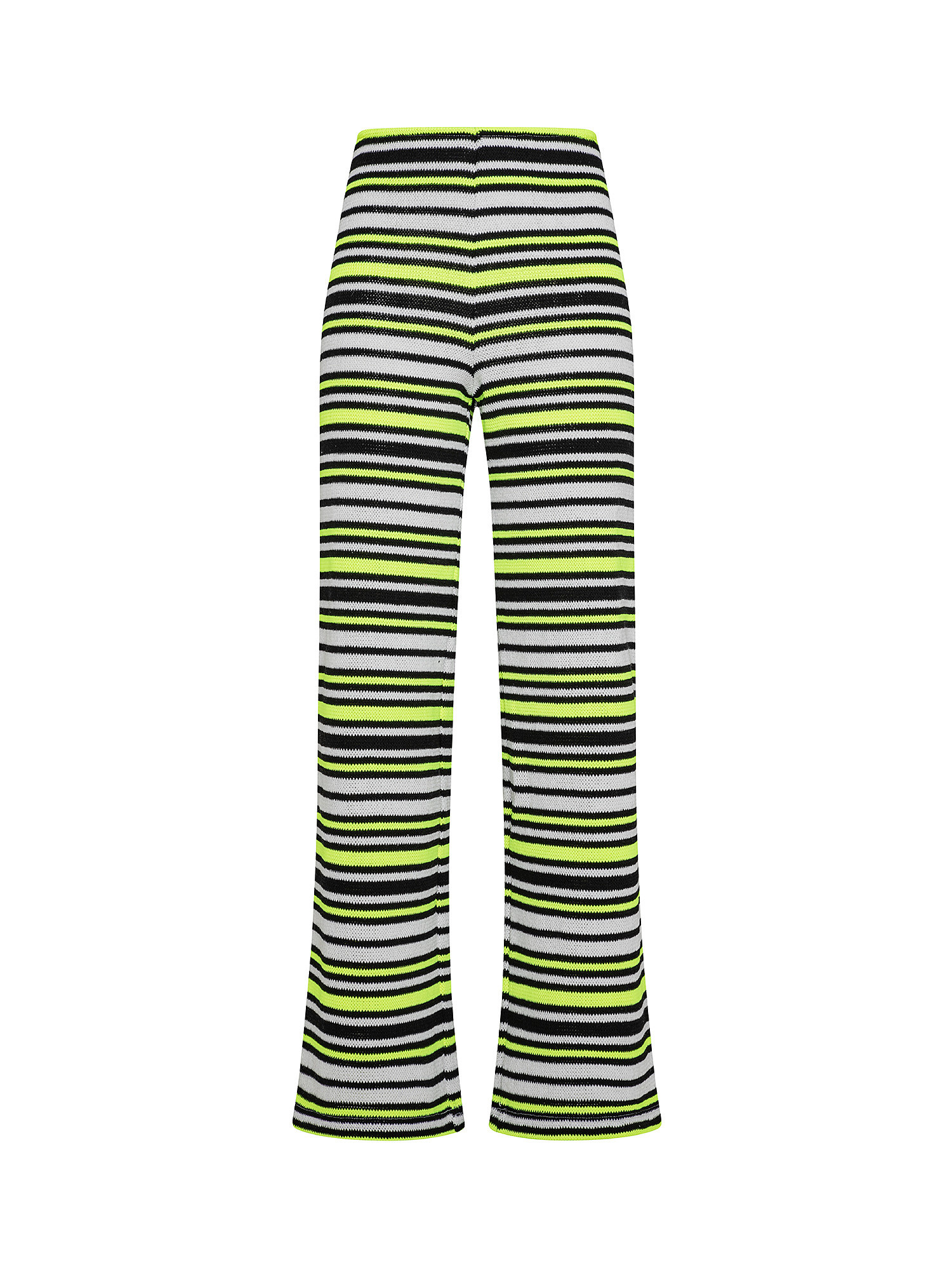 Pantaloni righe orizzontali, Multicolor, large