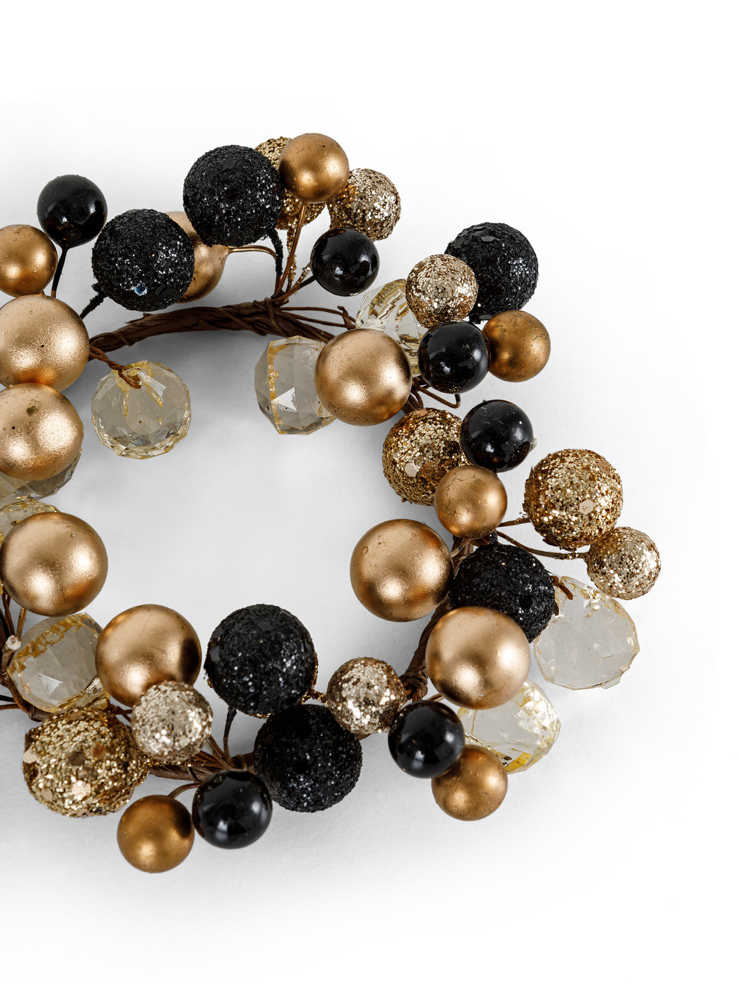 Artificial berry wreath, Gold, large image number 1