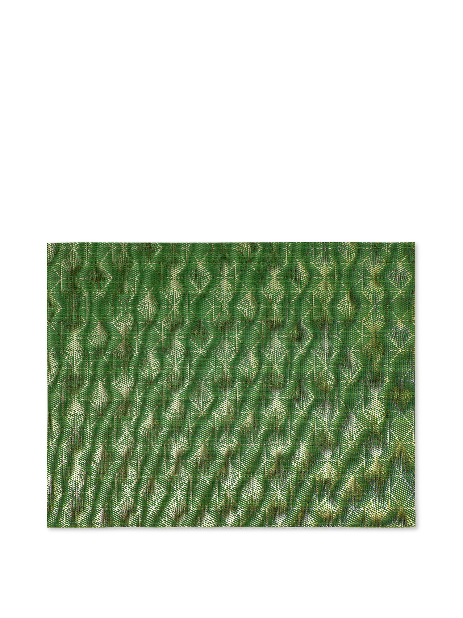 Tovaglietta PVC motivo geometrico, Verde, large image number 0