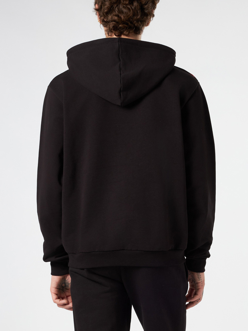 Phobia - Cotton sweatshirt with lightning print, Black, large image number 2
