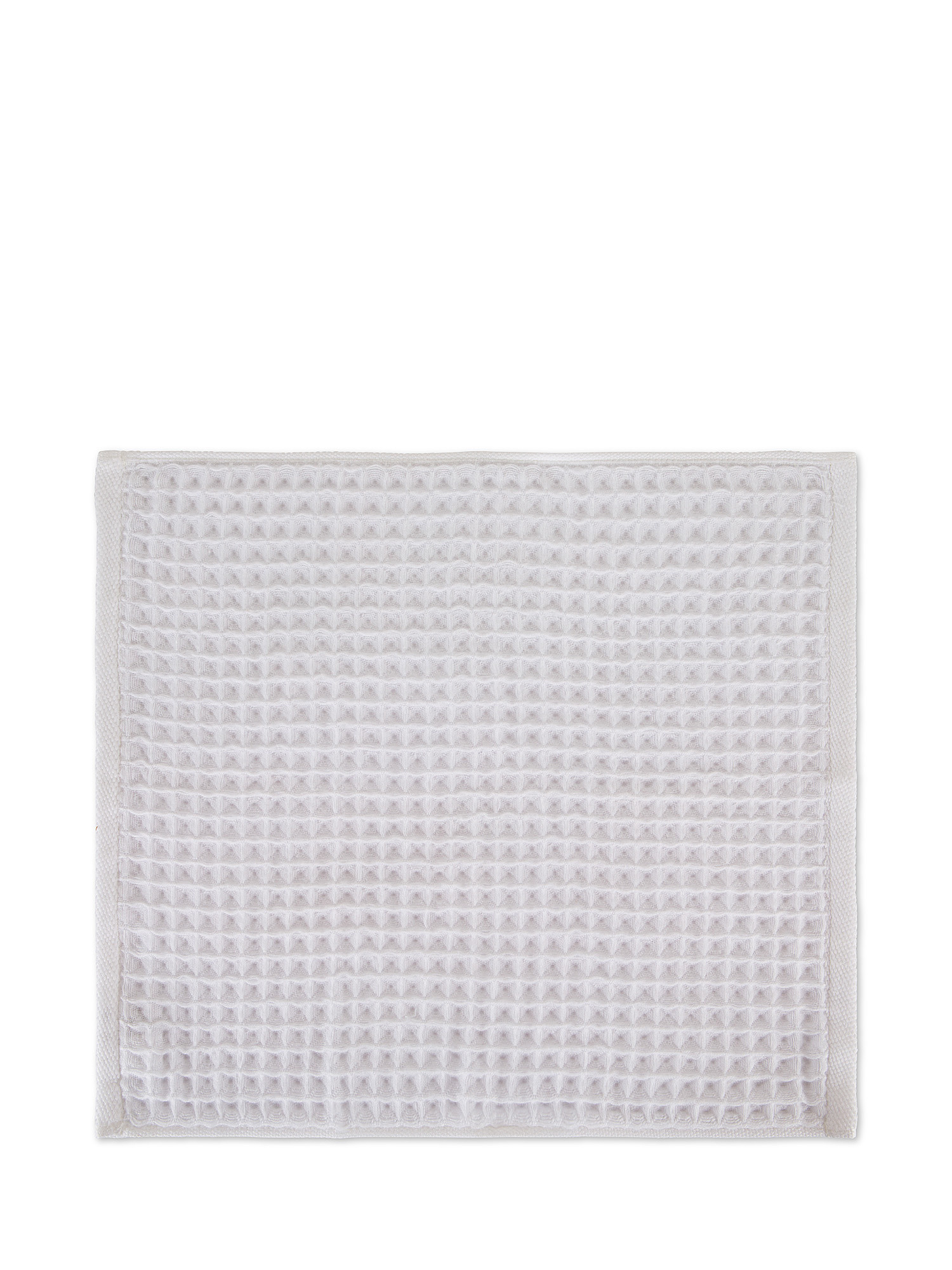 Thermae waffle weave towel, White, large image number 1