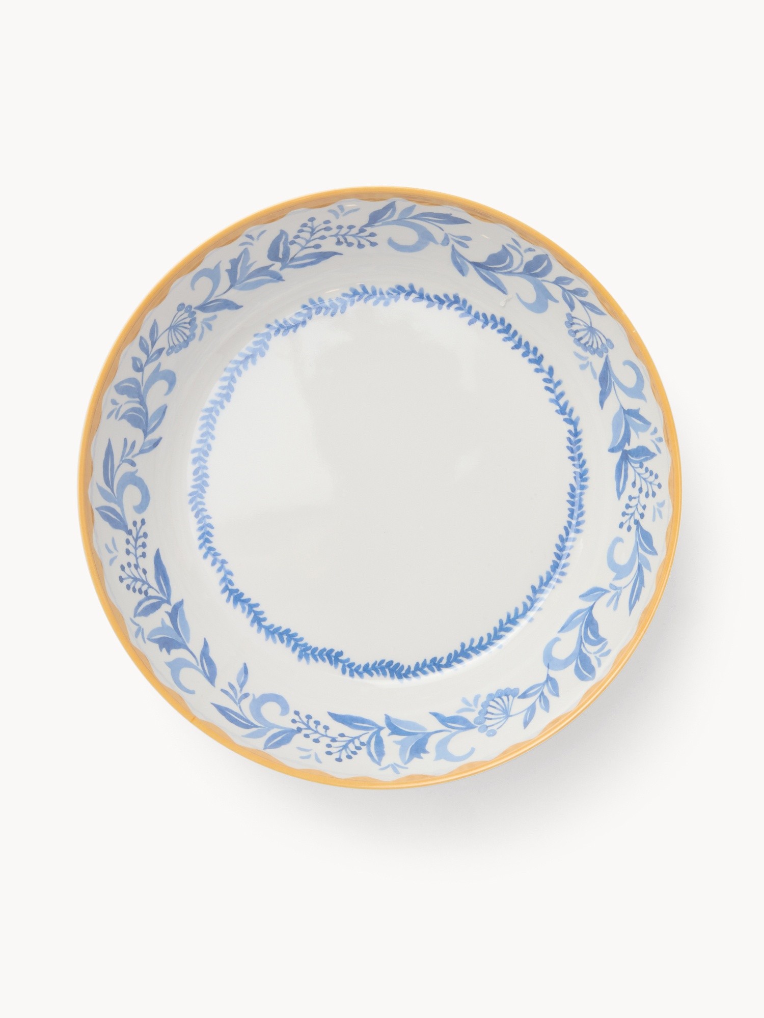 Melamine soup plate with flower detail - Discounted price, Multicolor, large image number 0