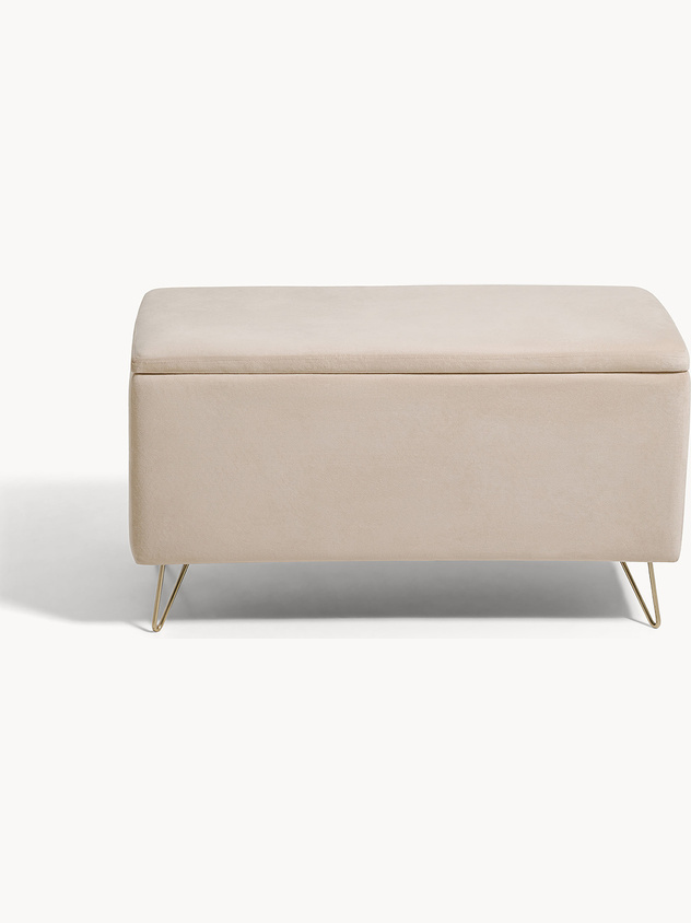 Chamois Velvet Storage Bench