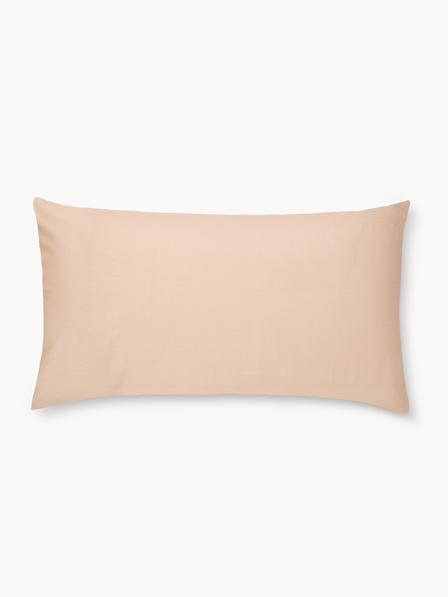 Solid-color pure cotton fitted sheet | 30cm wide, TAUPE, large image number 0