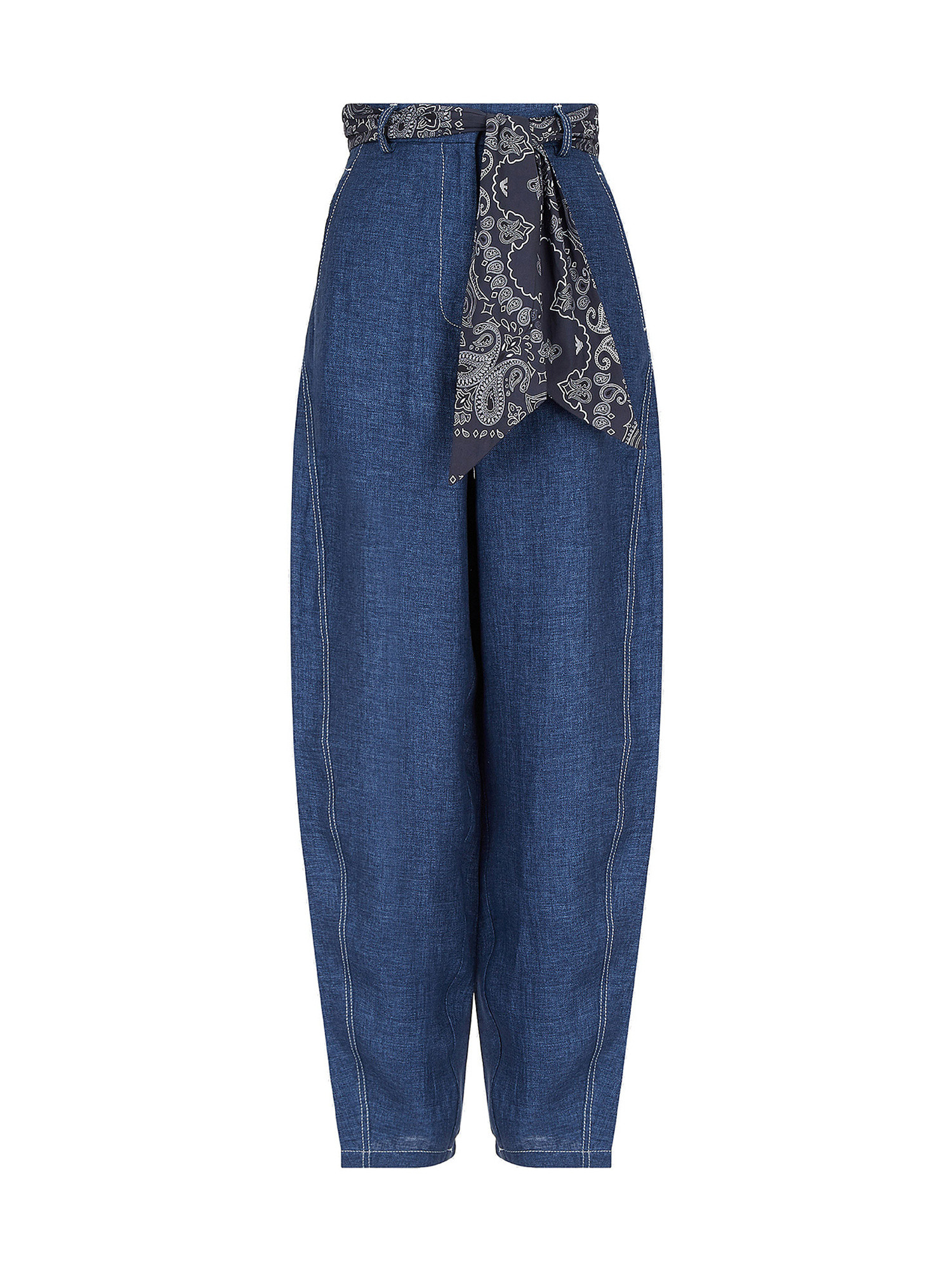 Pantalone 5 tasche, Blu, large image number 0