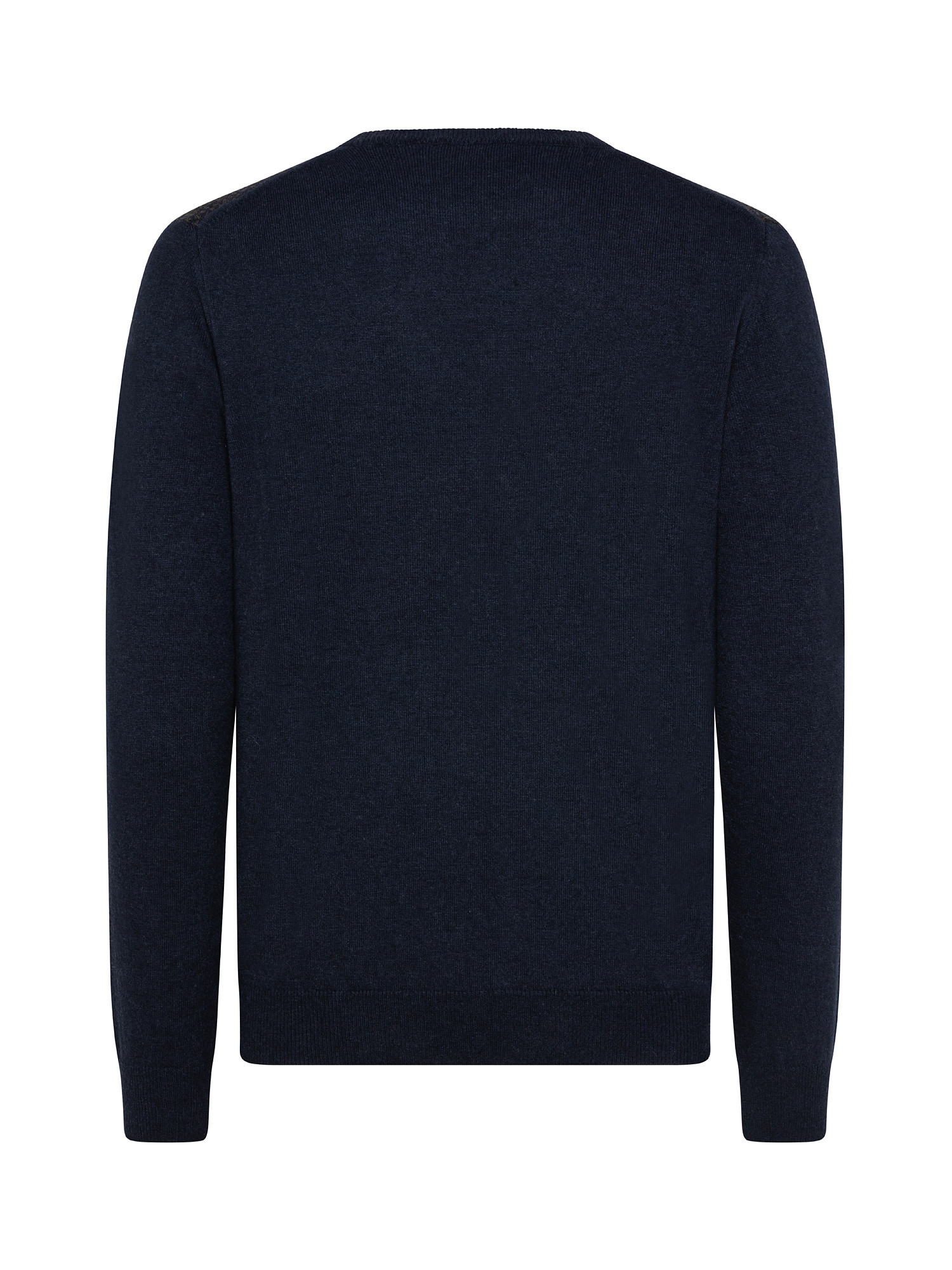 Pullover girocollo in lana, Blu, large image number 1