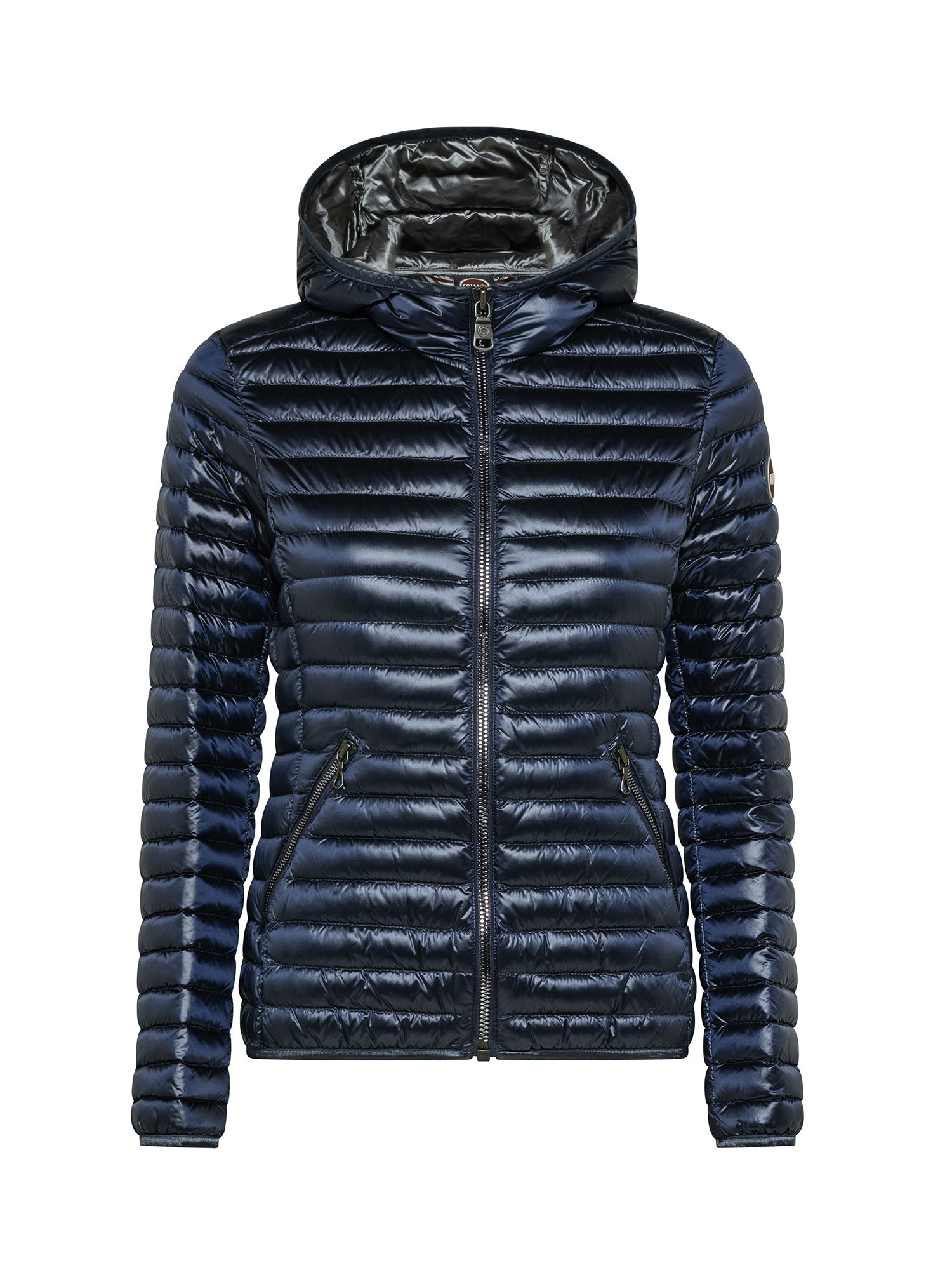 Lightweight quilted hooded jacket, Dark Blue, large image number 0