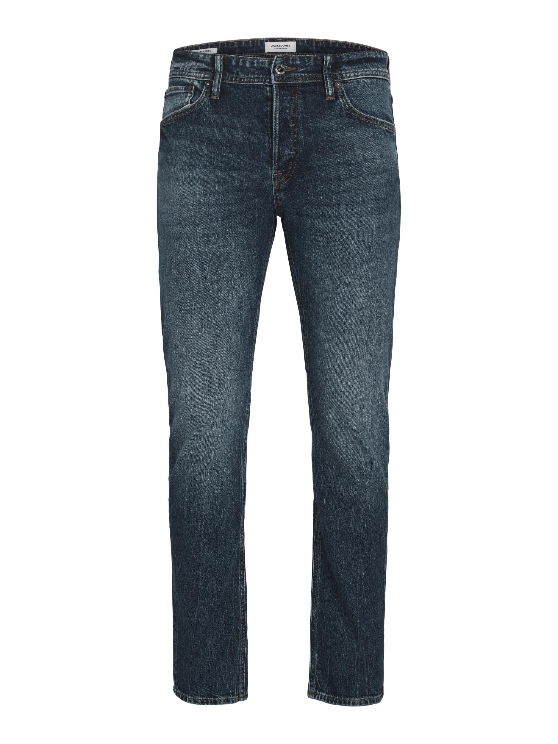 Jack & Jones - Tapered fit five-pocket jeans, Dark Blue, large image number 0